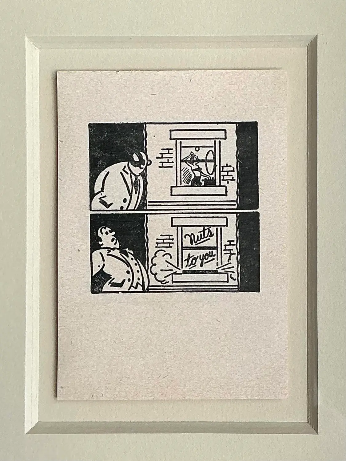 Vintage Framed Comic Book Prints - Set of 6 - Side view