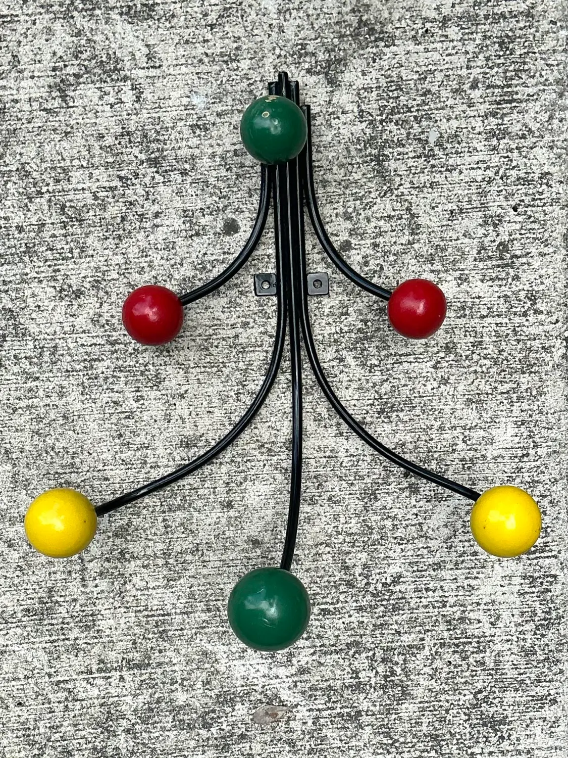 Vintage French Postmodern Wall Hook - Detail view