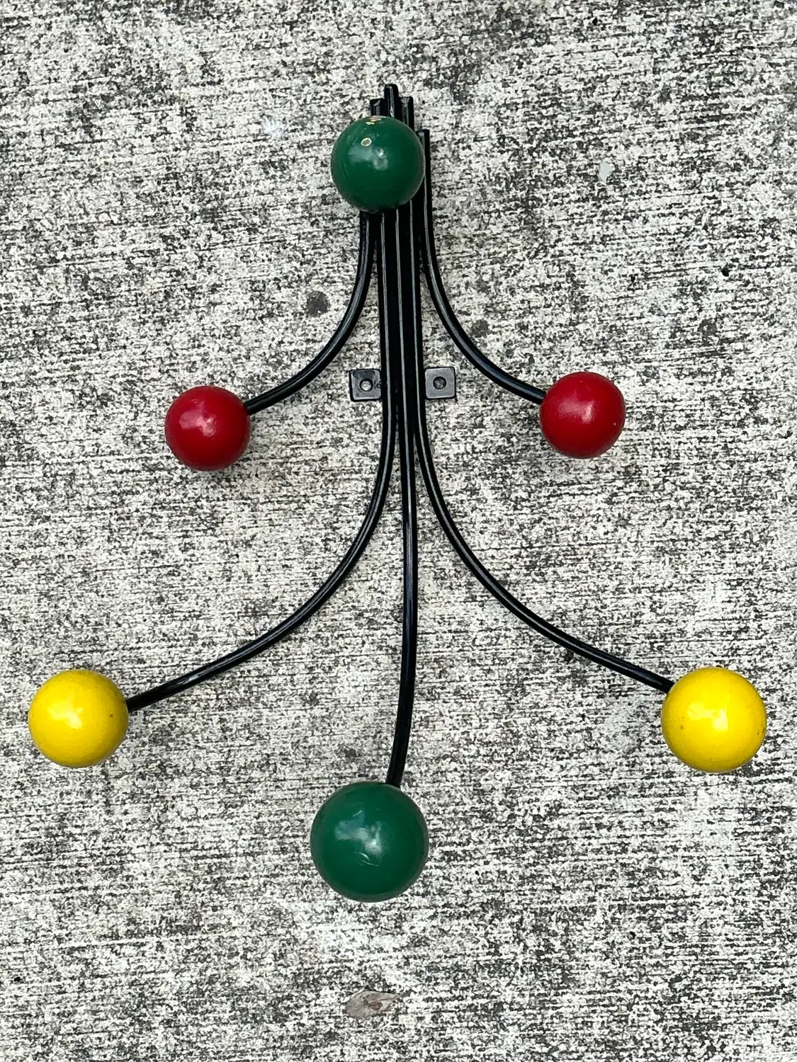 Vintage French Postmodern Wall Hook - Side view