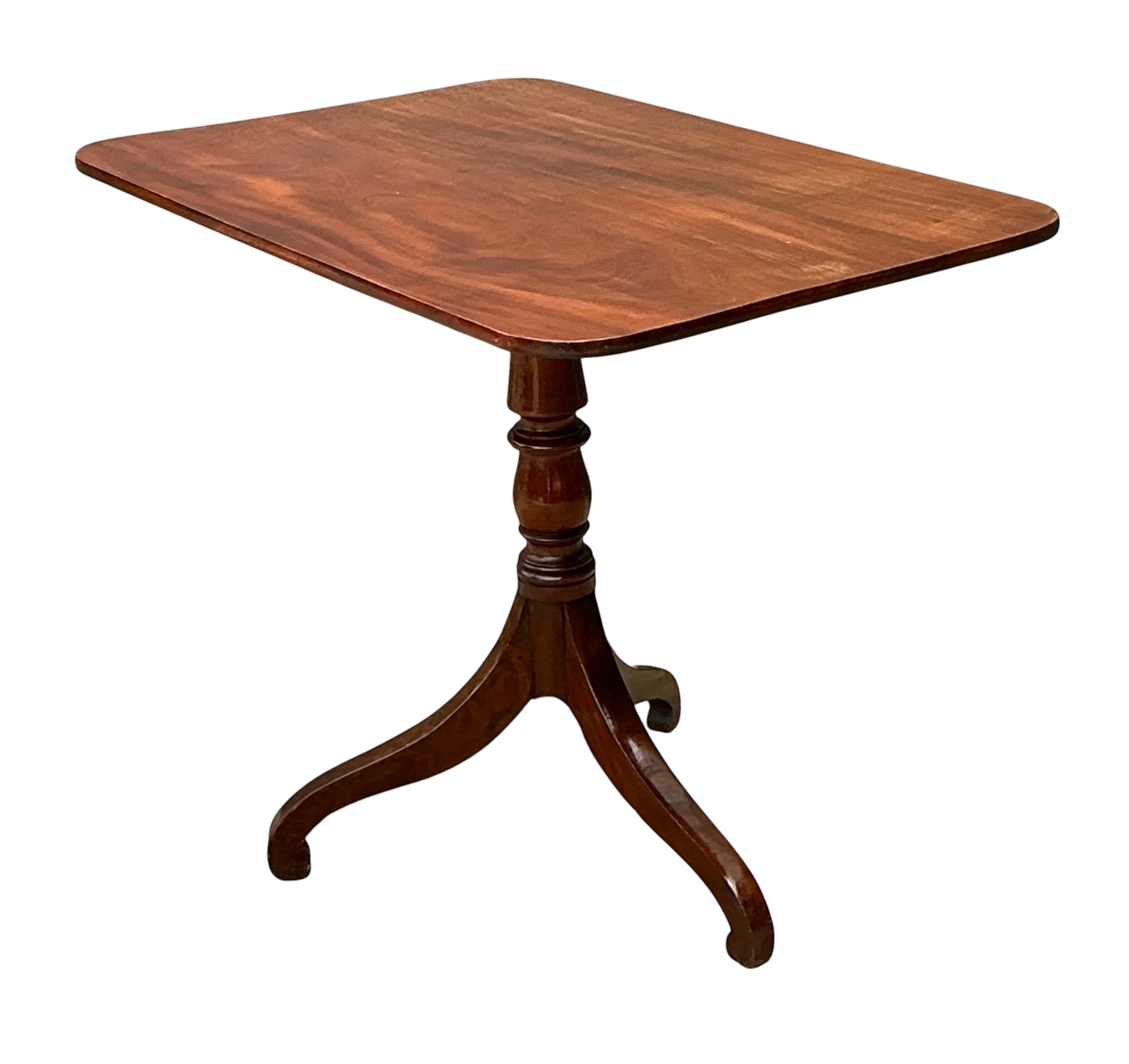 Vintage George 111 Mahogany Tripod Side Table