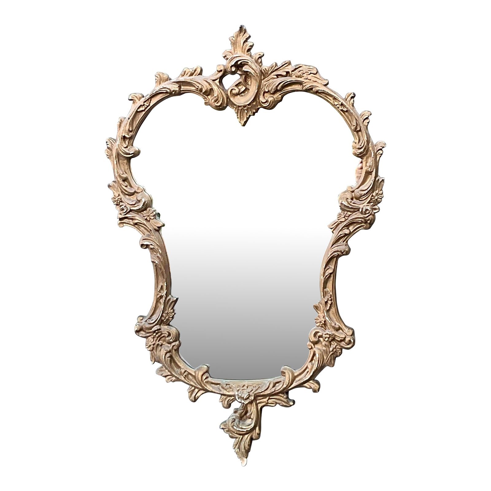 Vintage Gilt Carved Wood Mirror