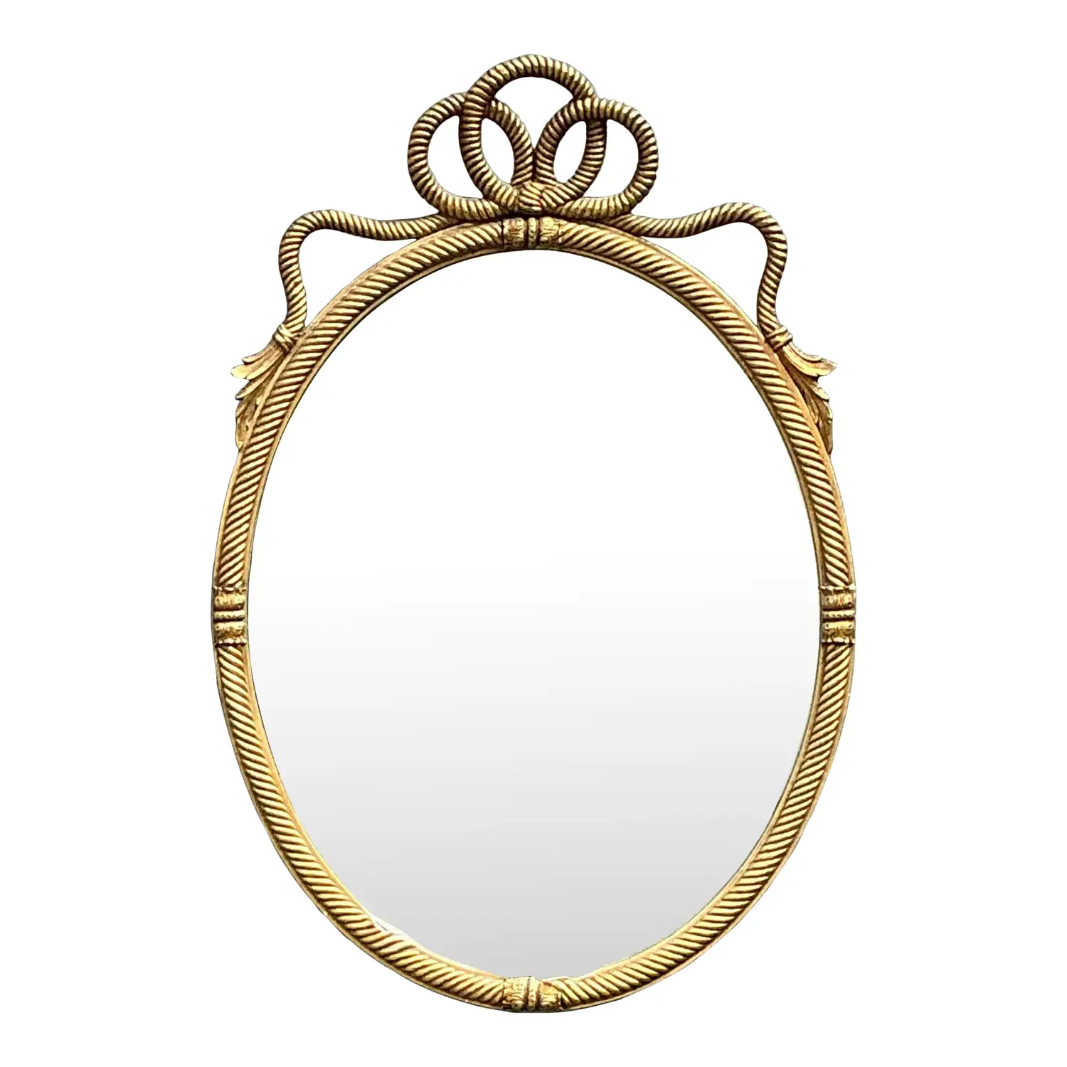 Vintage Gilt Rope and Tassle Mirror