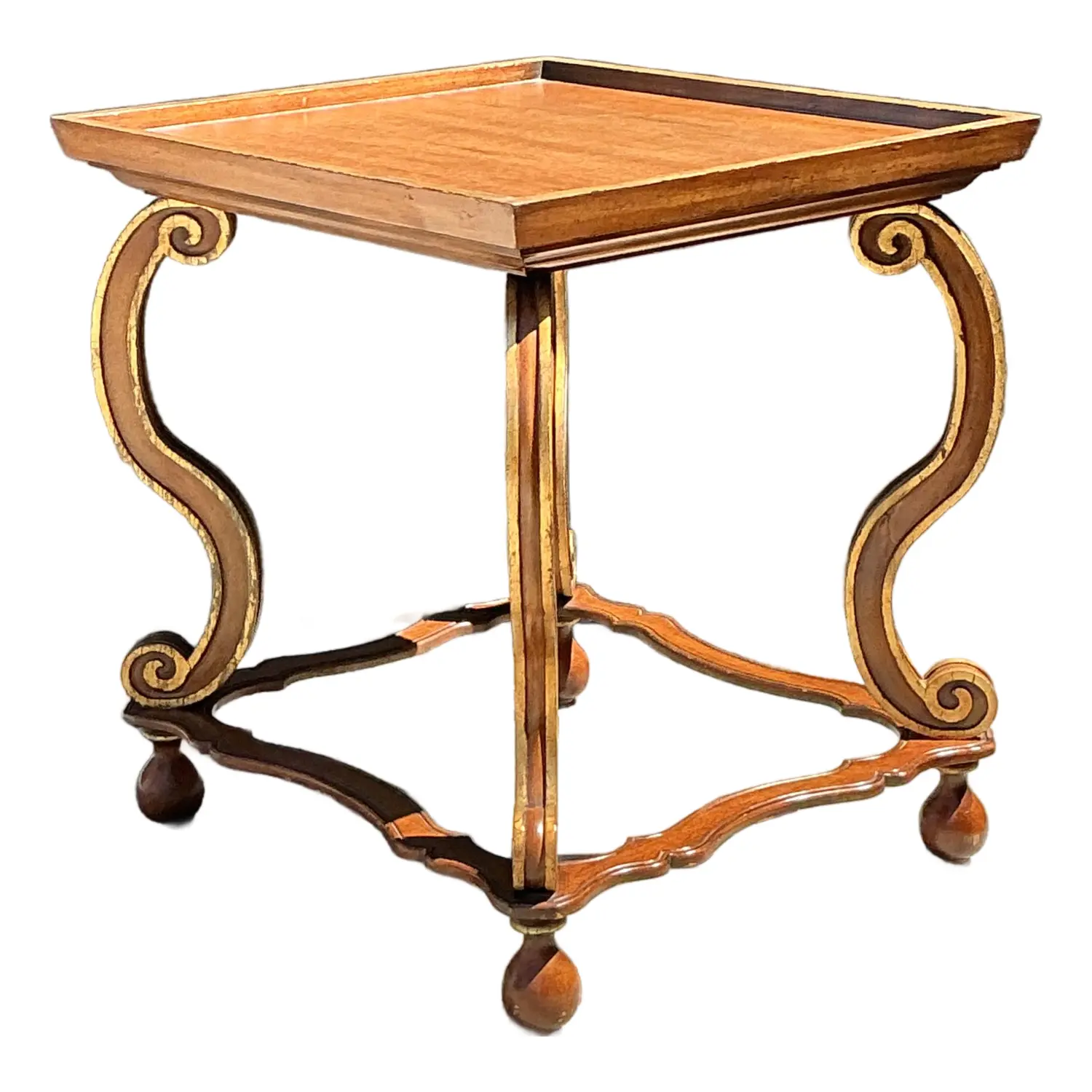 Vintage Gilt Tipped Side Table