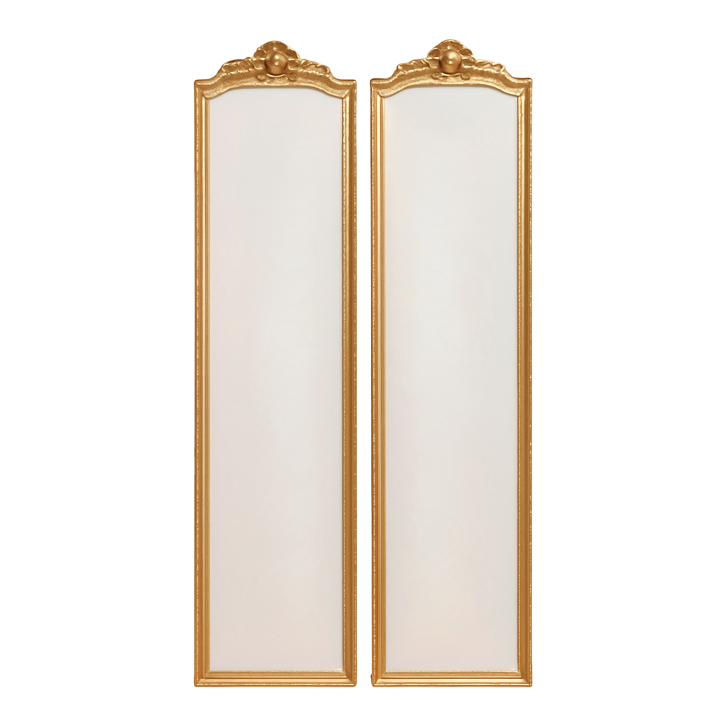 Vintage Giltwood Wall Mirrors - A Pair