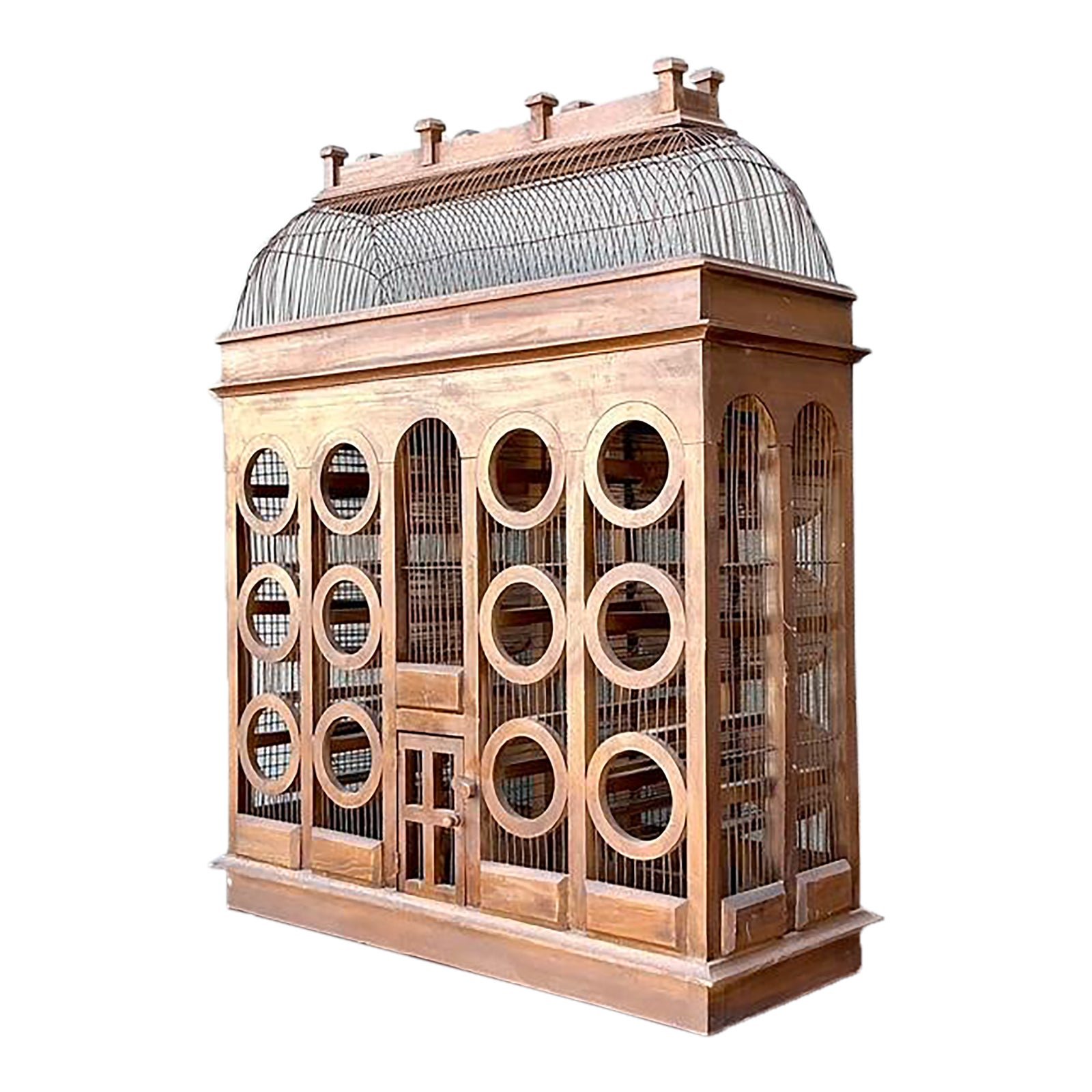 Vintage Gothic Bird Cage Wine Rack