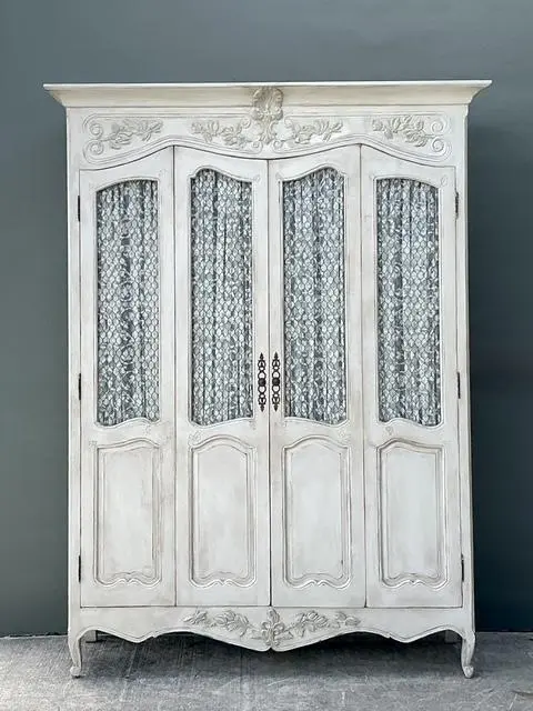 Vintage Habersham Louis XV Bibliotheque - Side view