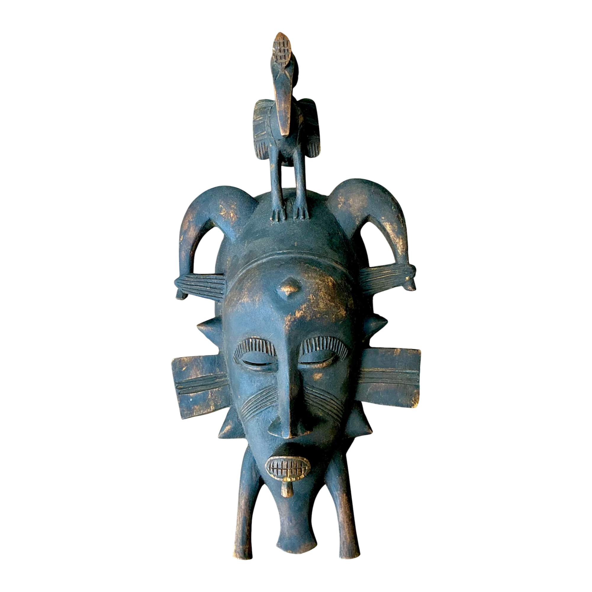 Vintage Hand Carved Tribal Mask