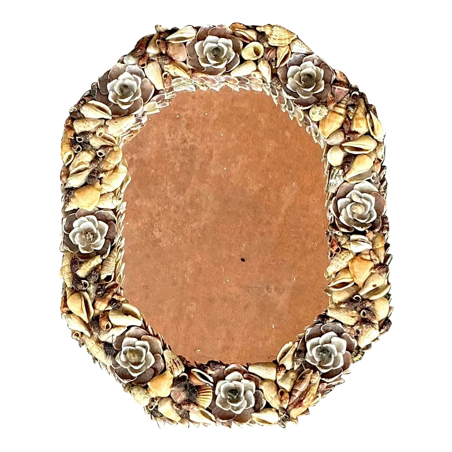Vintage Hand Made Shell Mirror