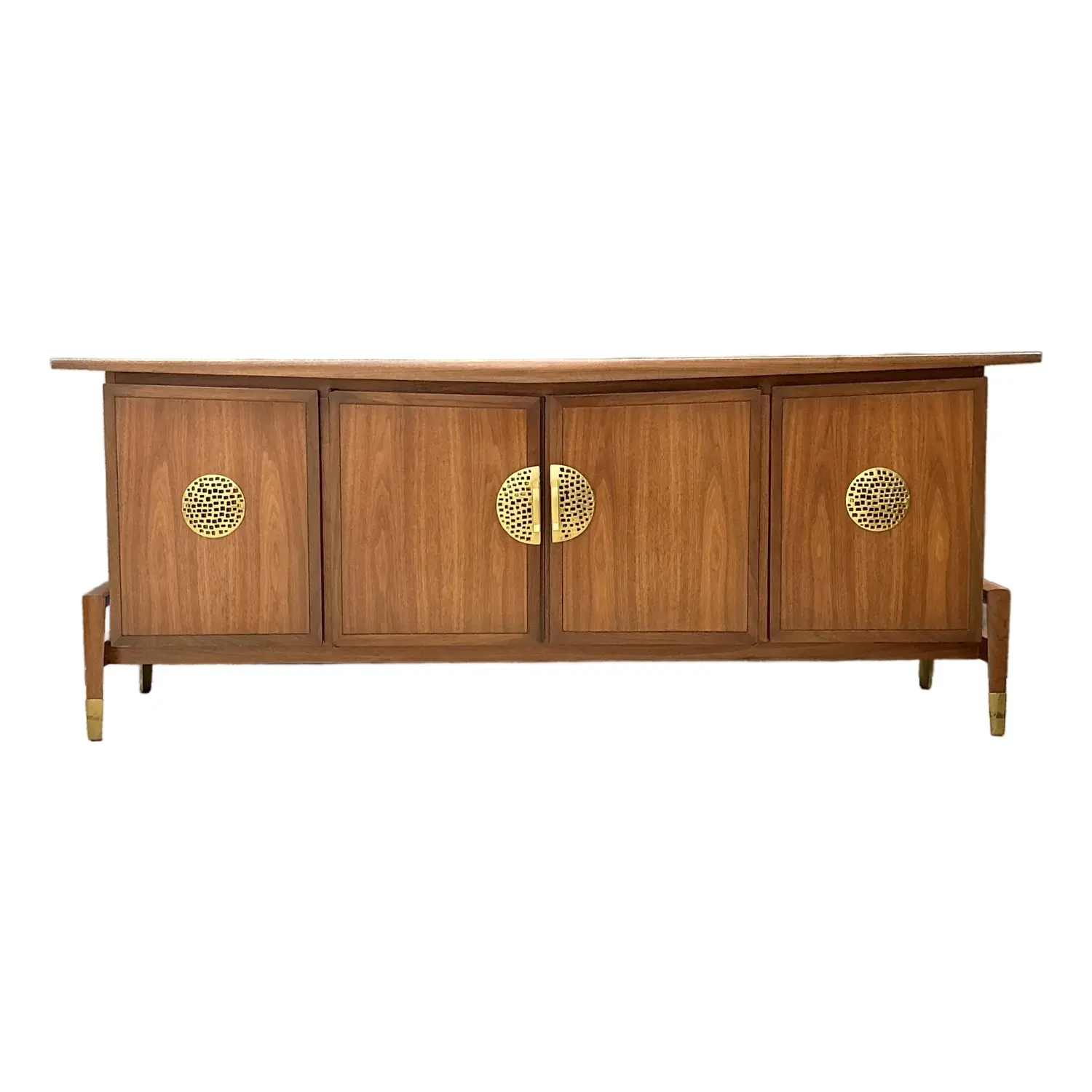 Vintage Helen Hobey for Baker Asian Medallion Credenza