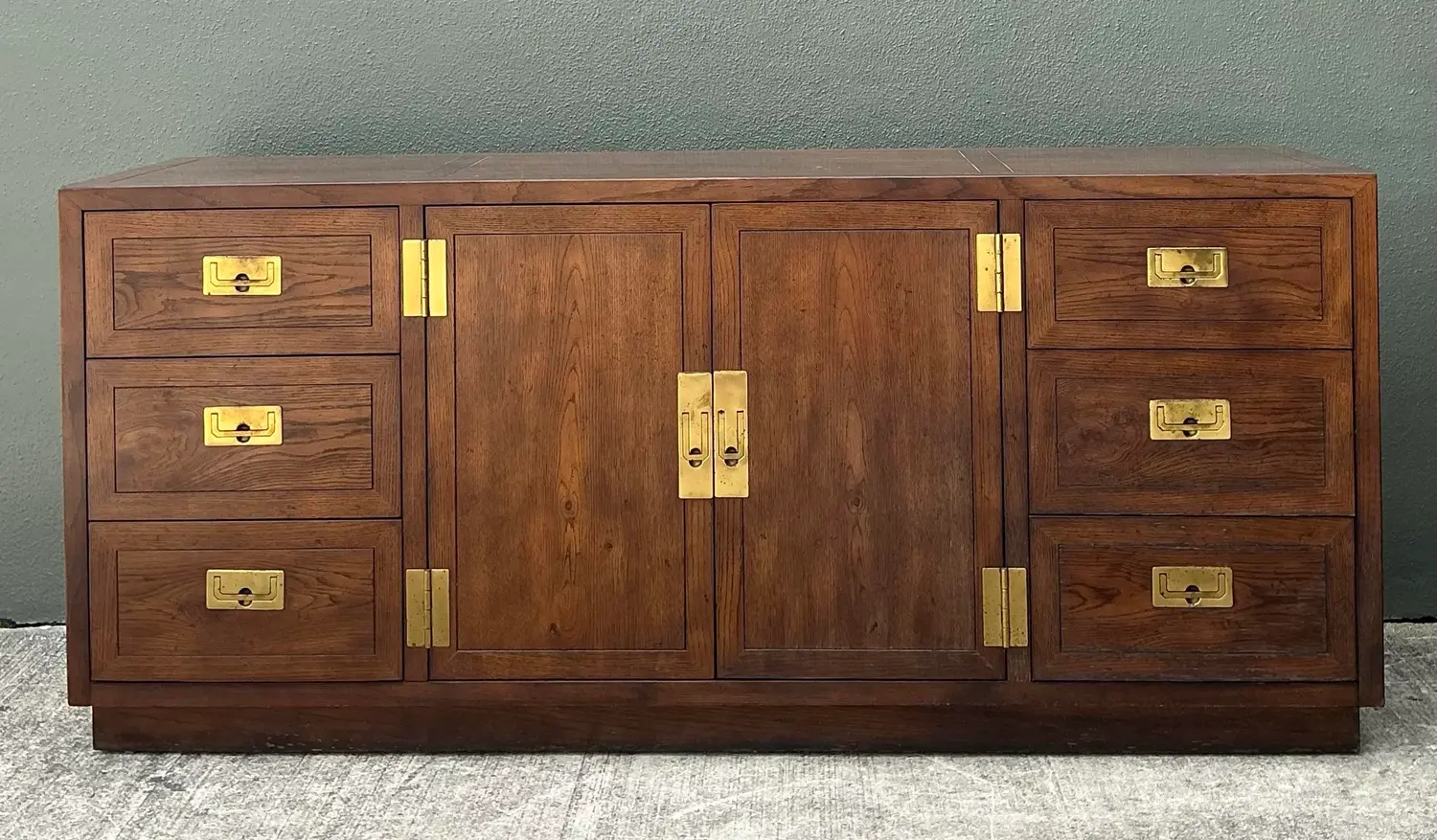 Vintage Henredon Campaign Credenza