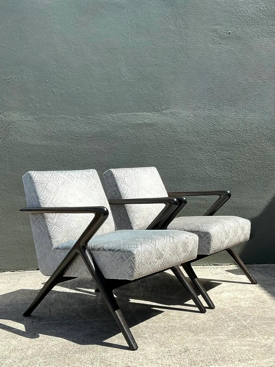 Vintage Holly Hunt “Capri” Lounge Chairs - Detail view