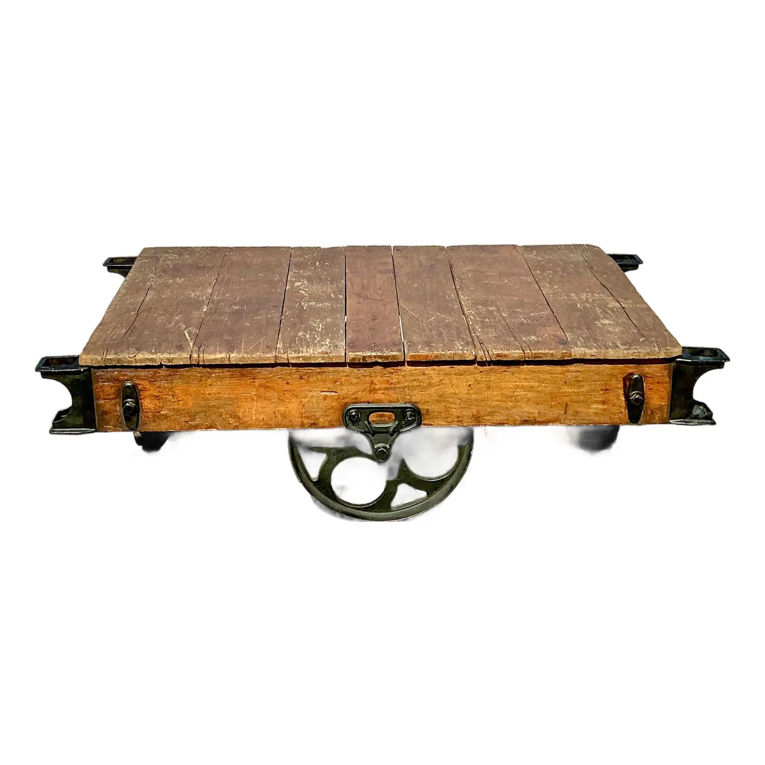 Vintage Industrial Wagon Coffee Table