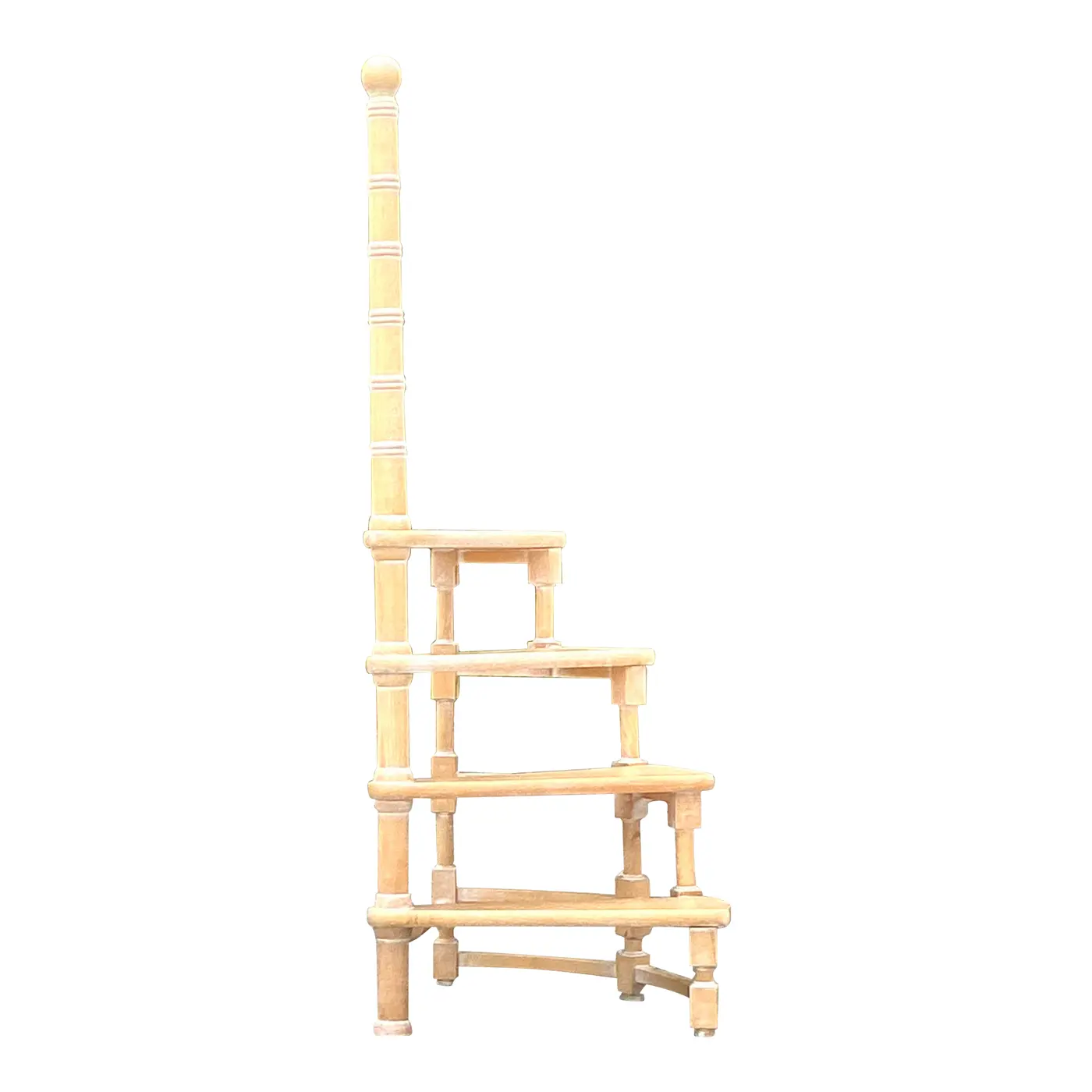 Vintage Italian Architectural Spiral Library Steps