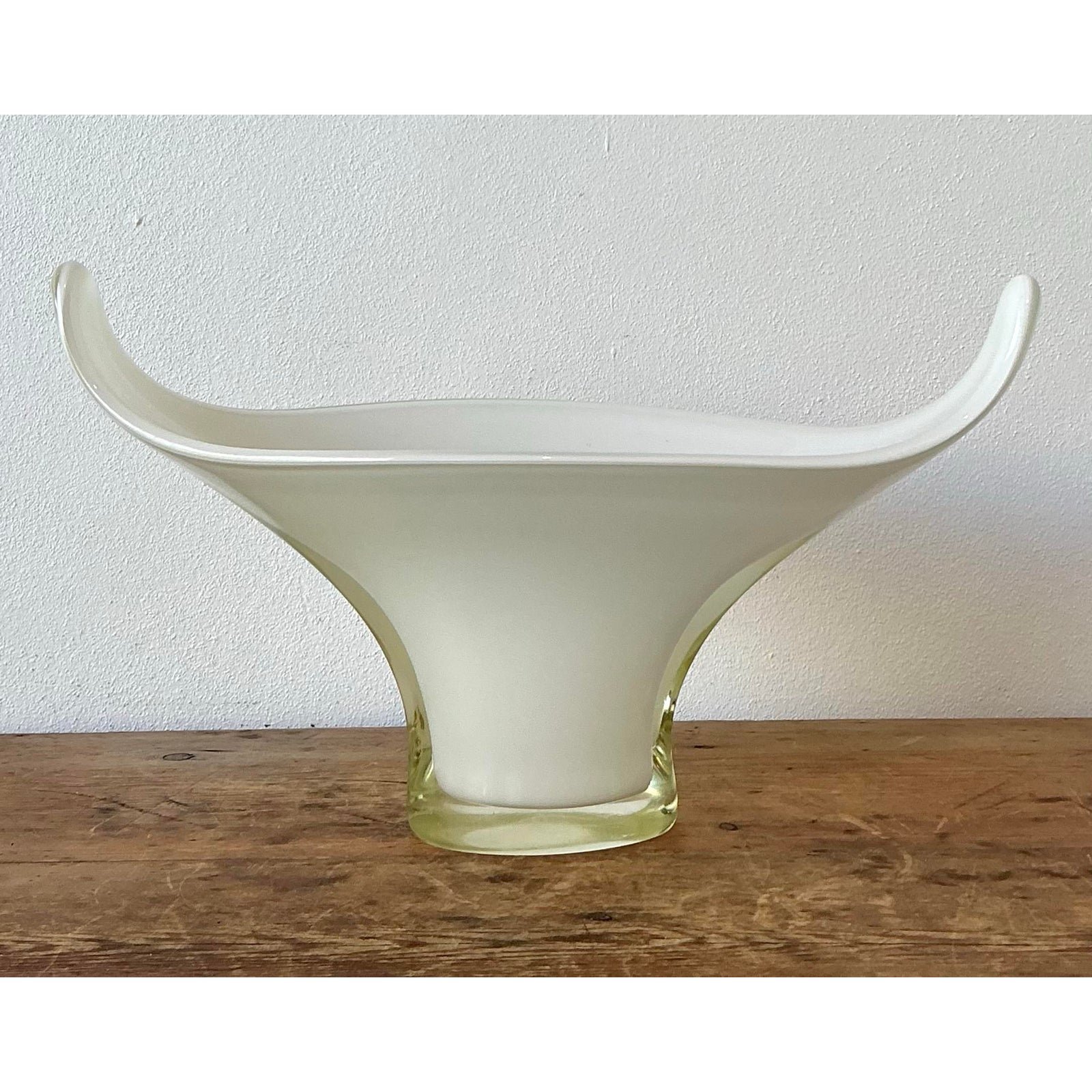 Vintage Italian Art Glass Bowl - Top view