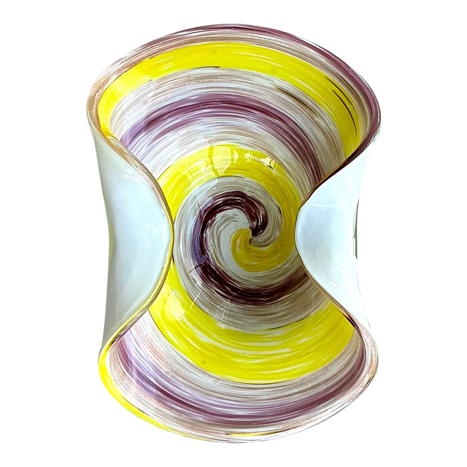 Vintage Italian Art Glass Bowl After Murano
