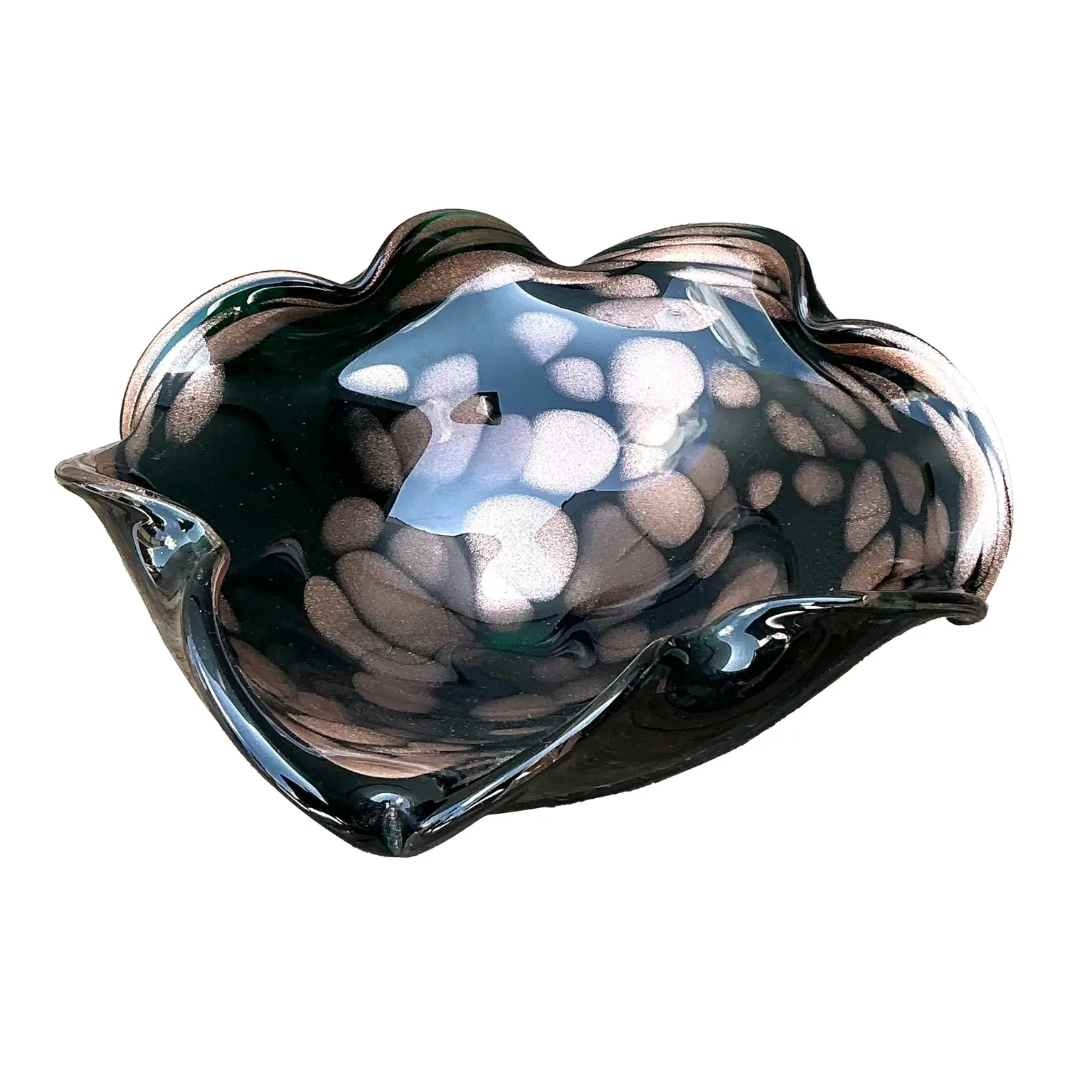Vintage Italian Art Glass Bowl After Murano