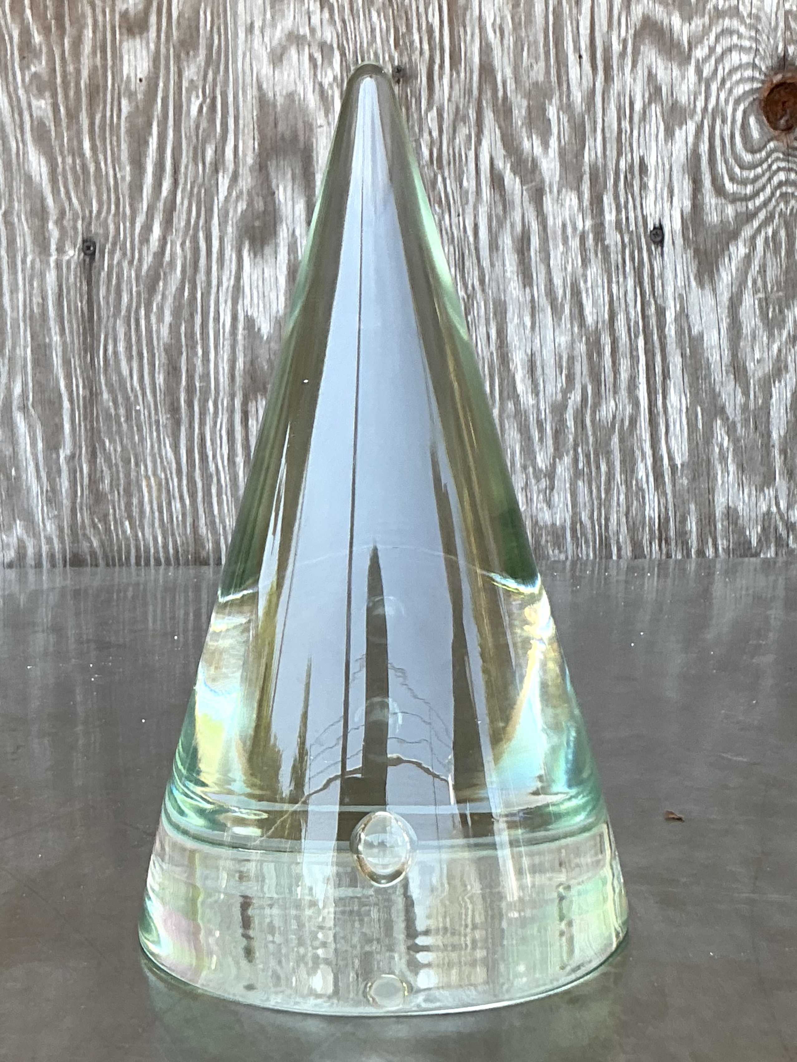 Vintage Italian Art Glass Sculpture After Murano - Top view