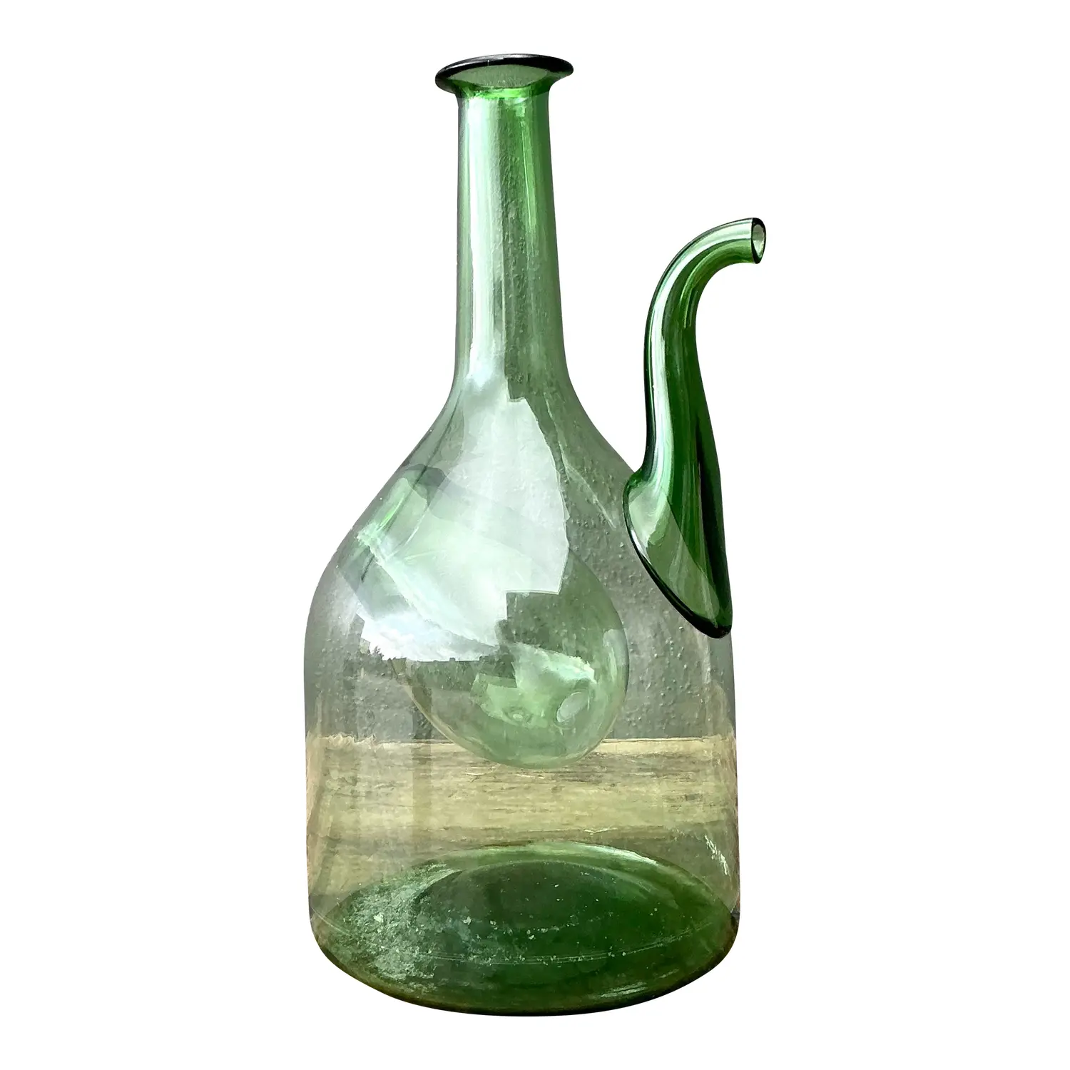 Vintage Italian Glass Wine Decanter