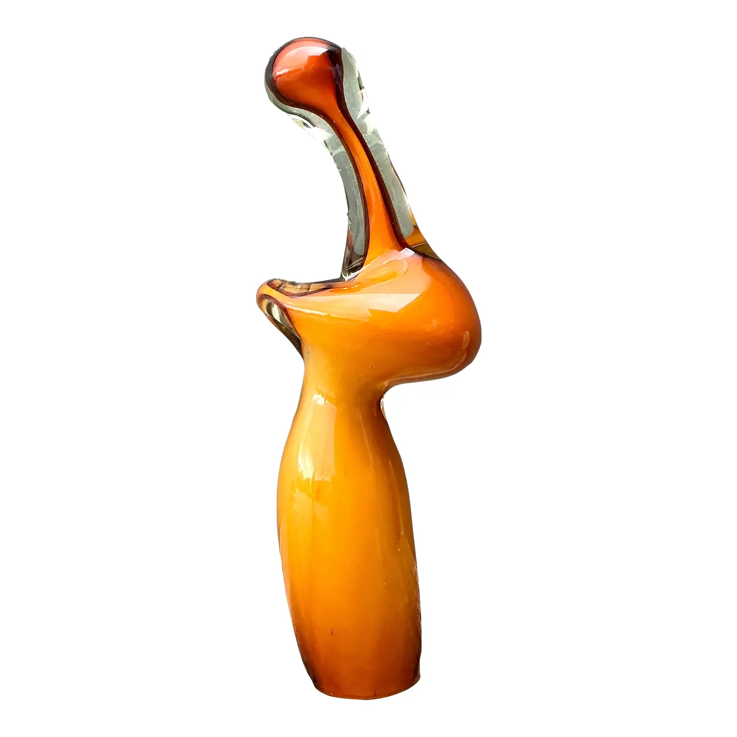 Vintage Italian Murano Glass Abstract Sculpture