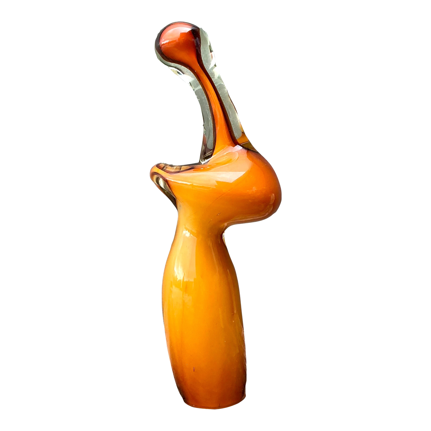 Vintage Italian Murano Glass Abstract Sculpture - Detail view