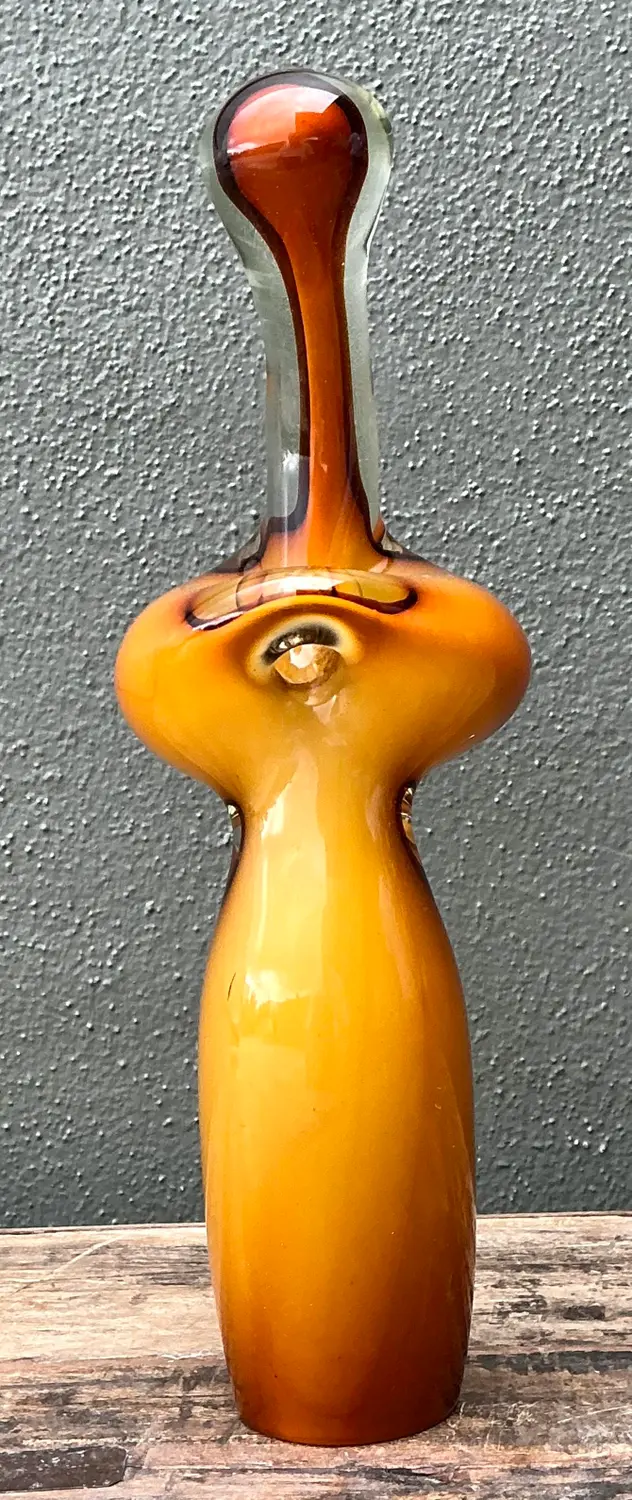 Vintage Italian Murano Glass Abstract Sculpture - Back view