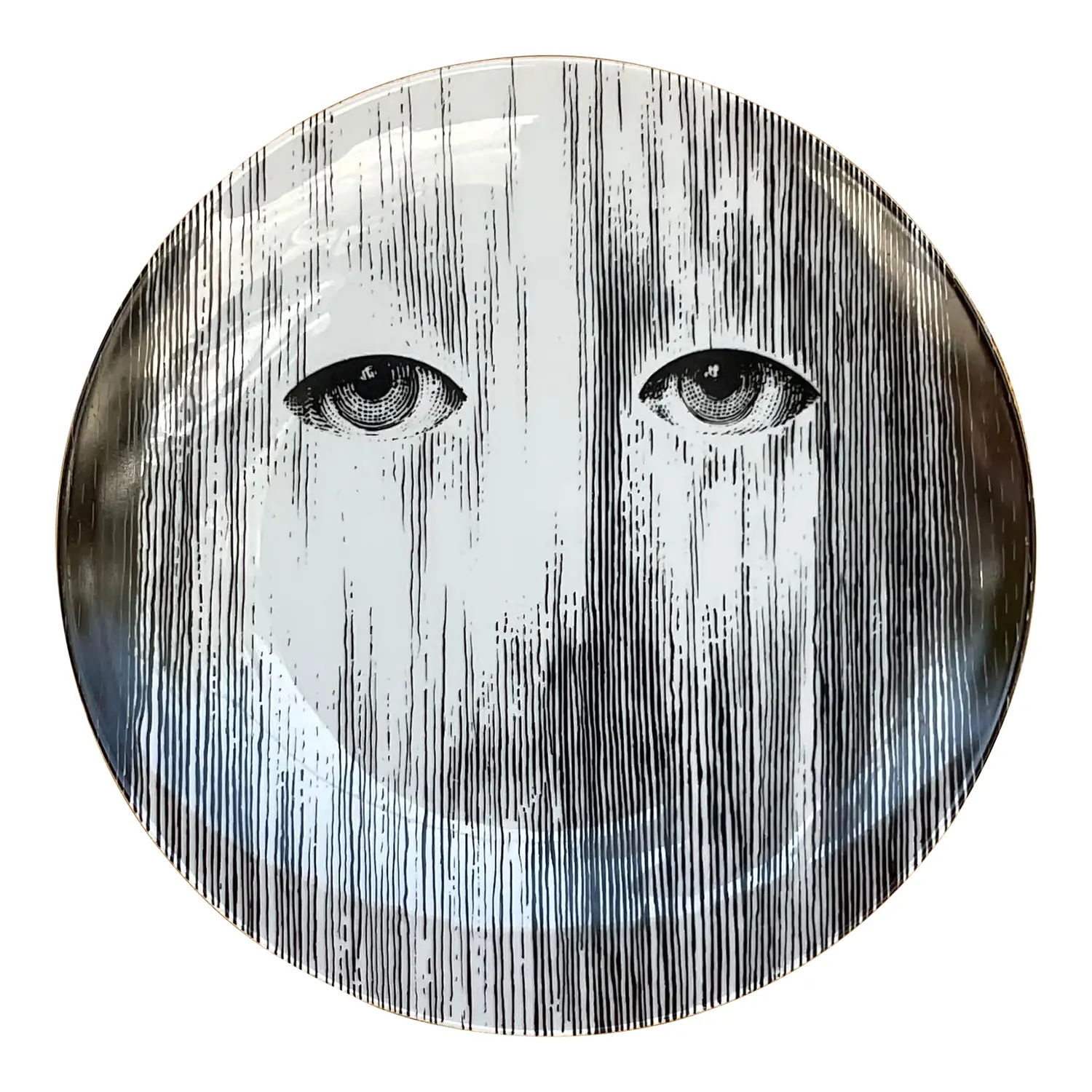 Vintage Italian Signed Fornasetti Face Plate