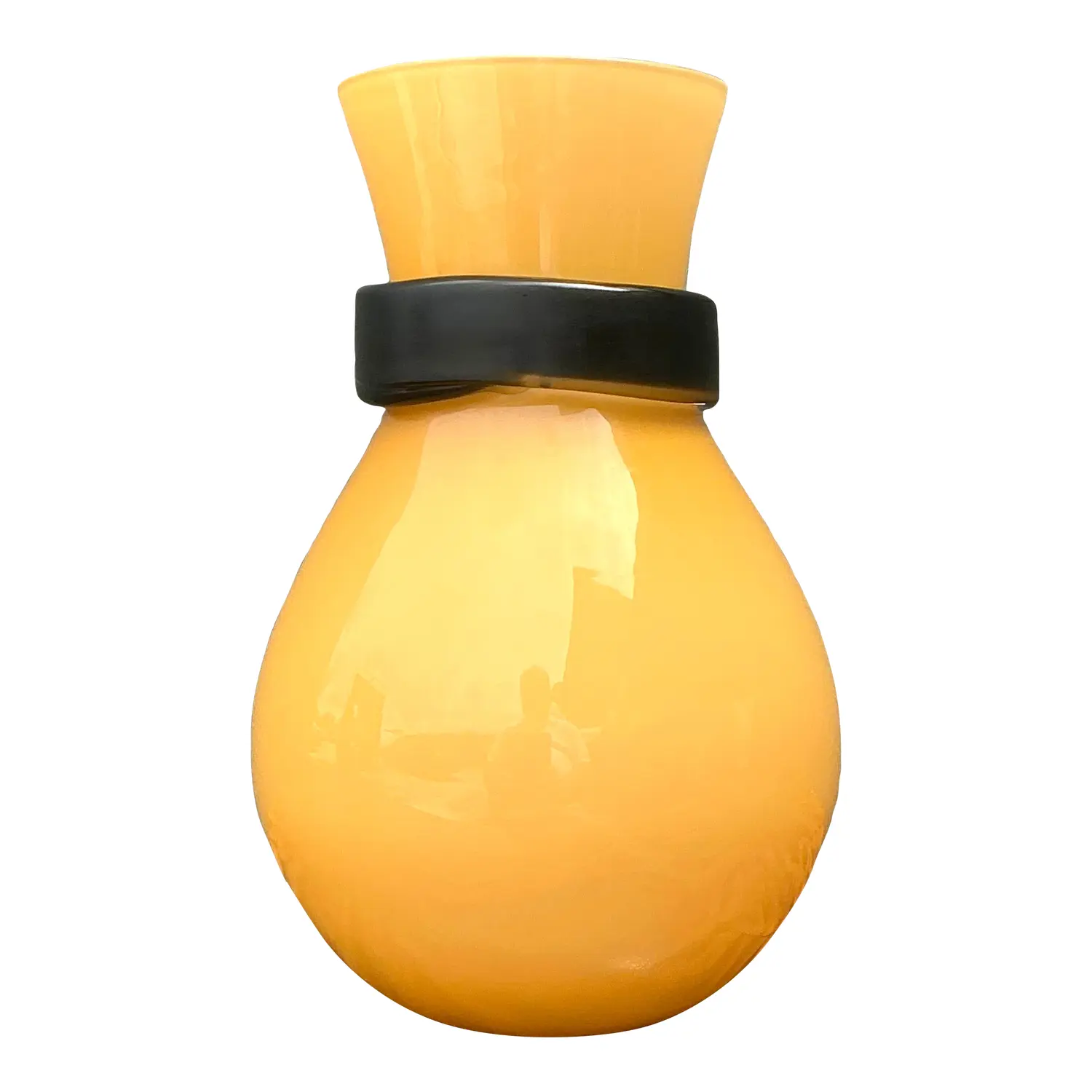 Vintage Italian Simon Moore for Salviati “Fasciati” Vase