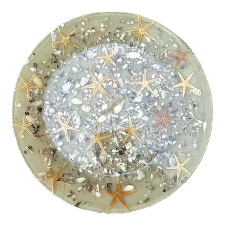 Vintage Italian Starfish Resin Bowl