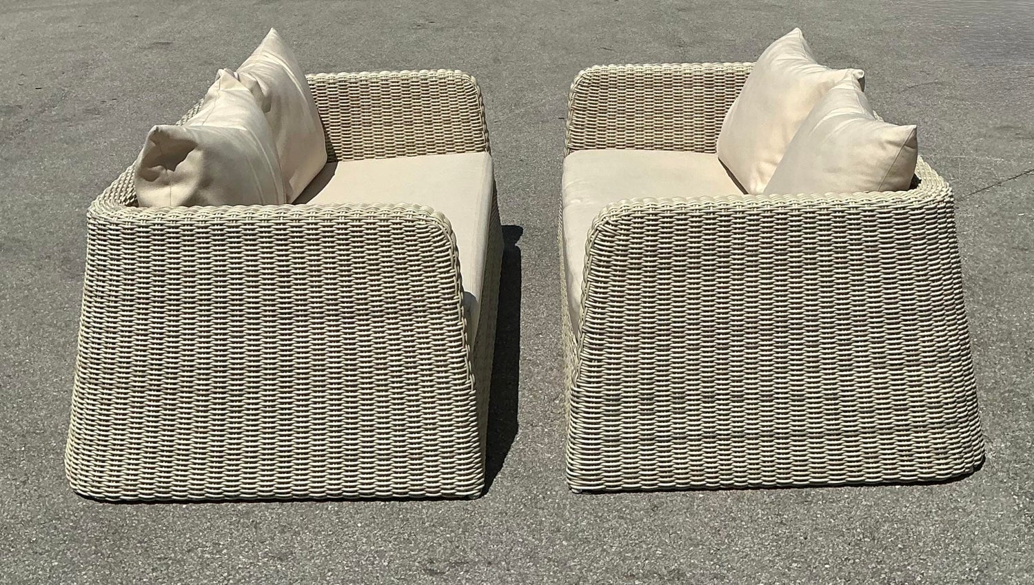 Vintage Janus Et Cie “Zeya” Two Seat Sofa - Detail view