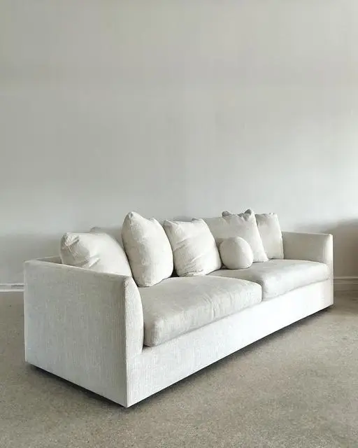Vintage Kreiss Loose Cushion Sofa - Side view