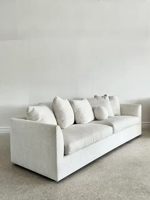 Vintage Kreiss Loose Cushion Sofa - Back view
