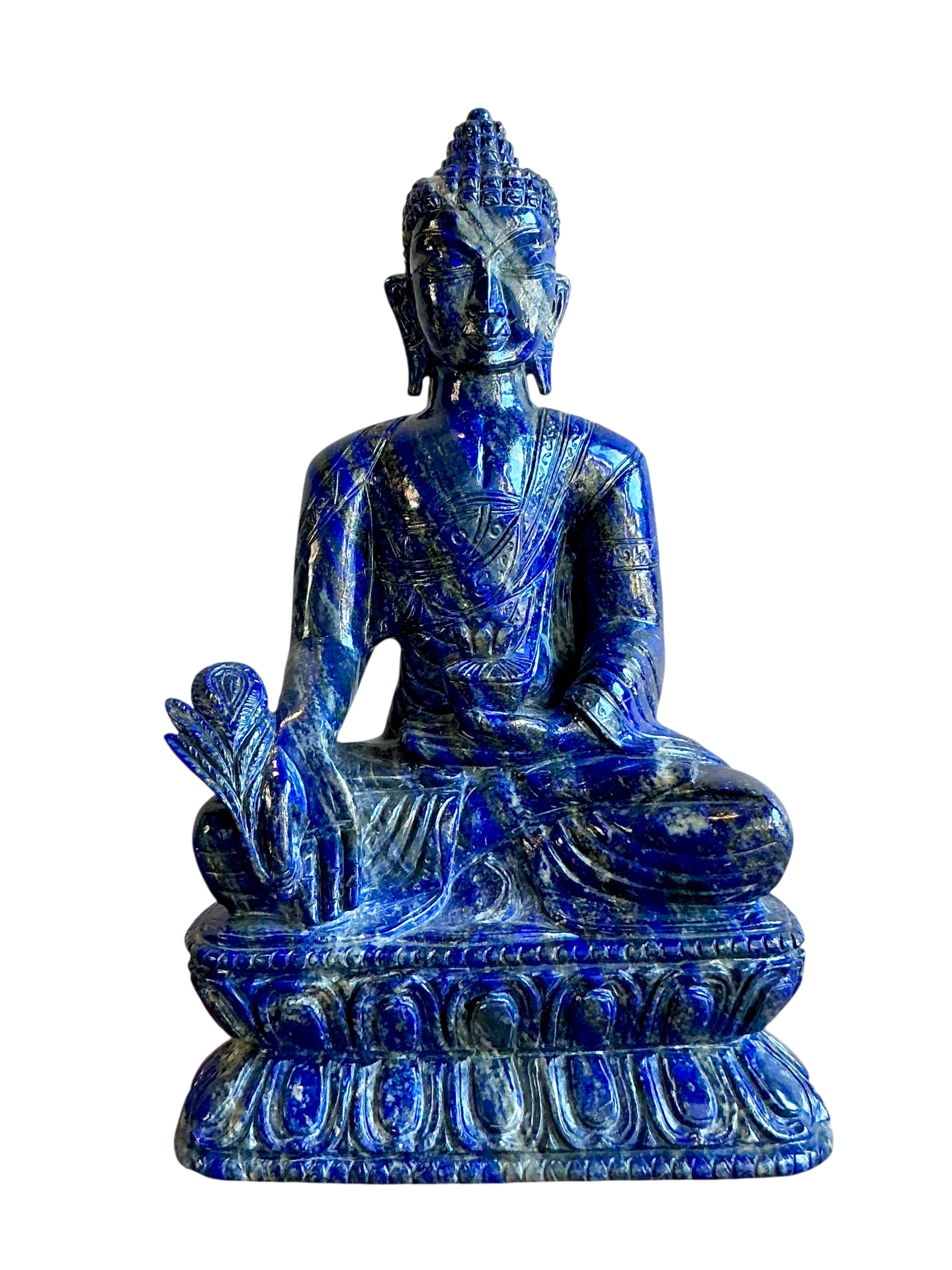 Vintage Lapis Lazuli Medicine Buddha