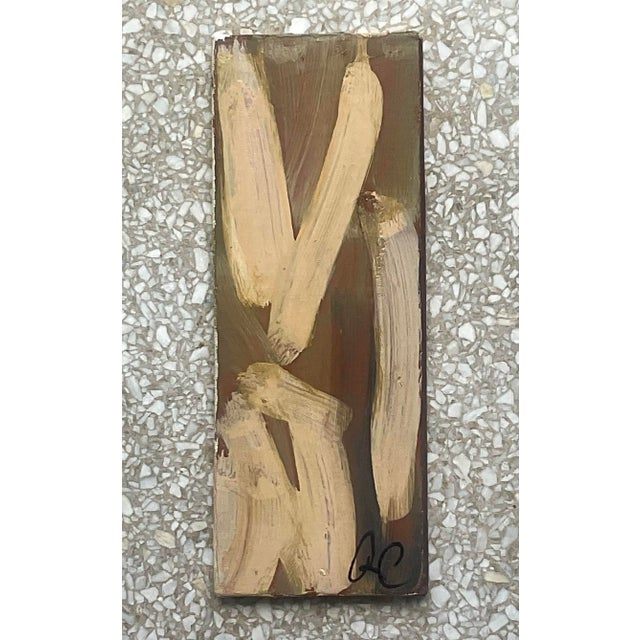 Vintage Late 20th Century Abstract Art- Signed - Back view