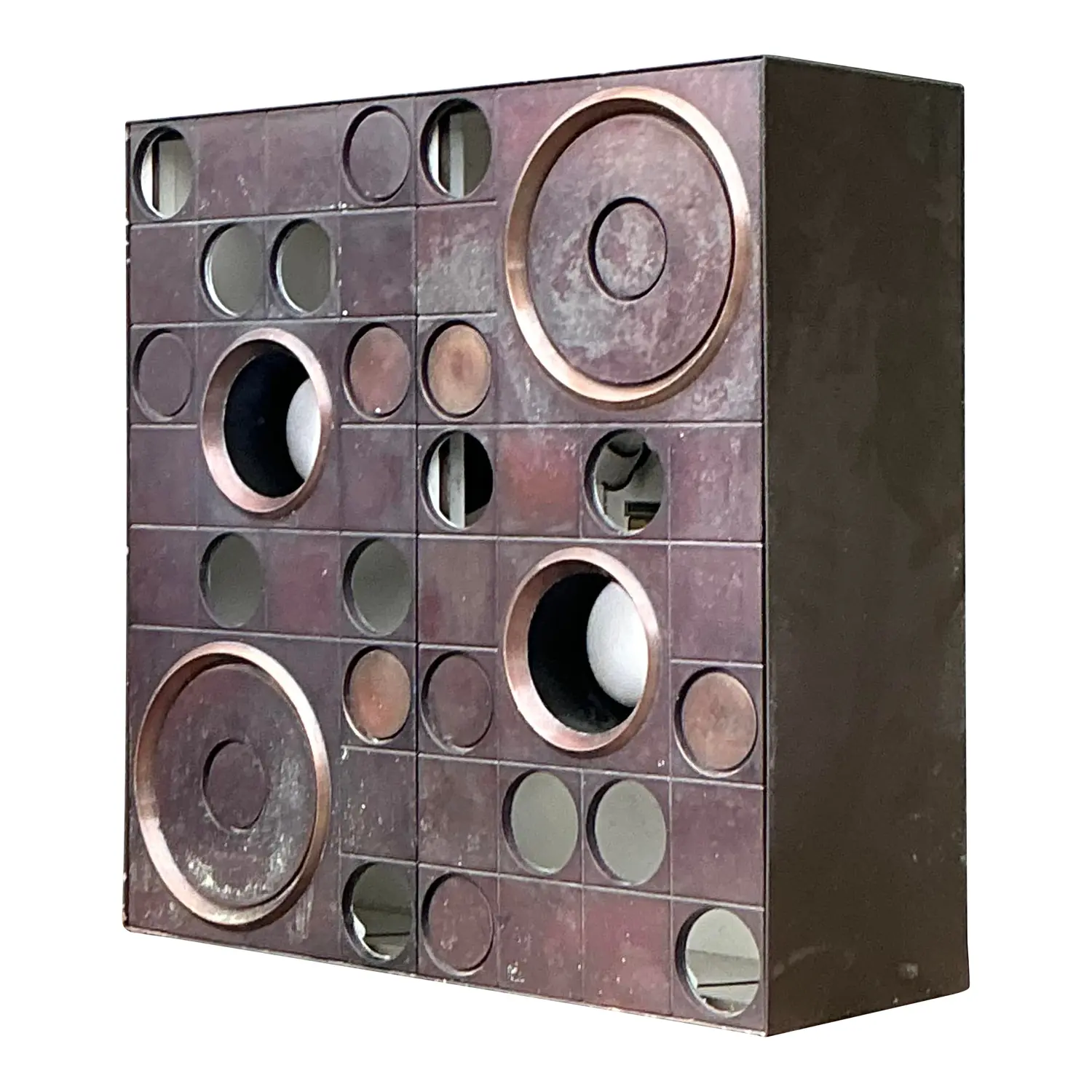 Vintage Lightolier Block Light Box