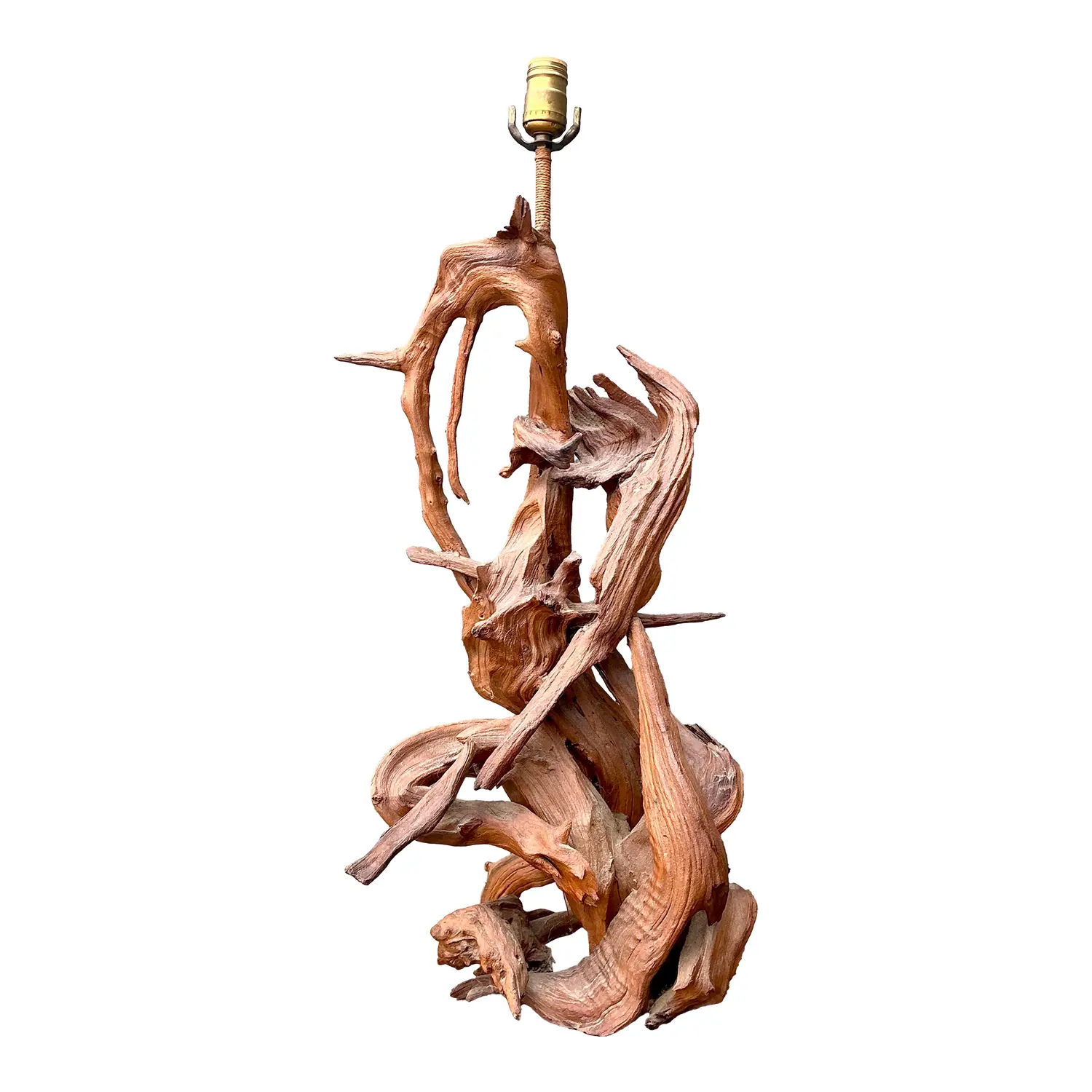 Vintage MCM Driftwood Lamp