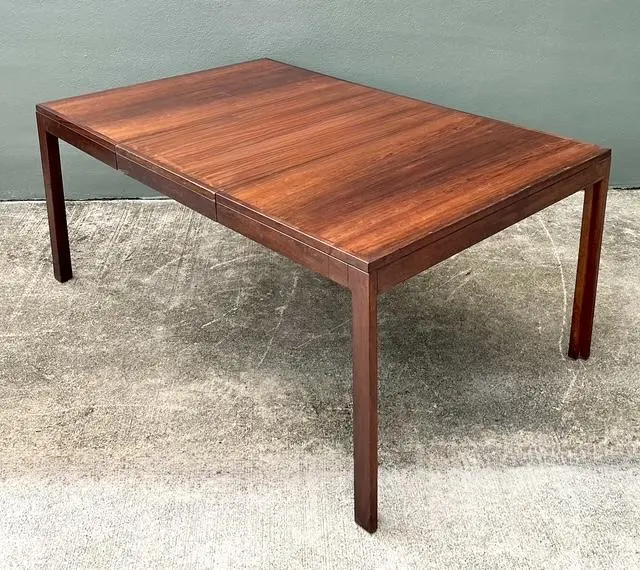 Vintage MCM Extendable Teak Dining Table - Top view