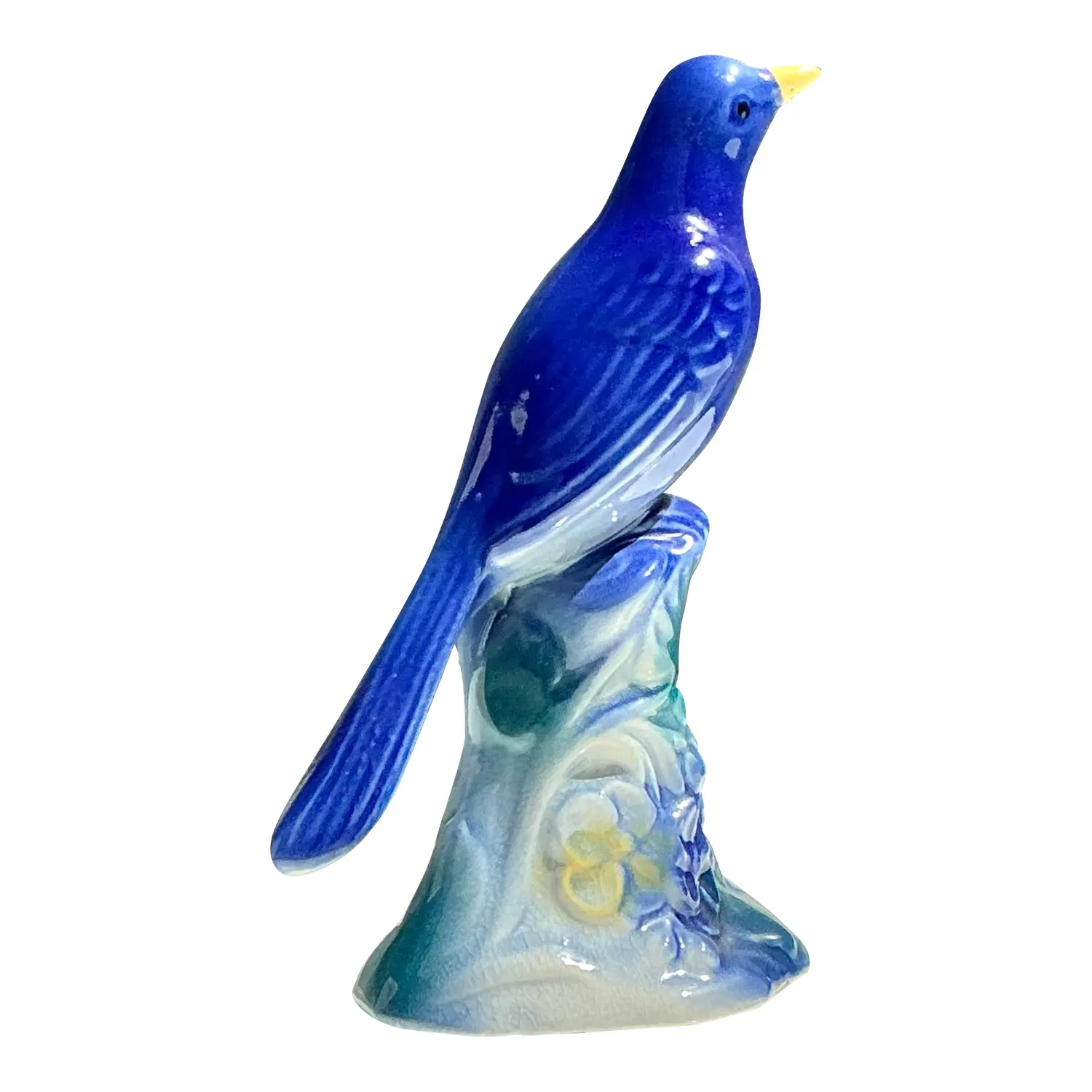 Vintage MCM Glazed Ceramic Bird