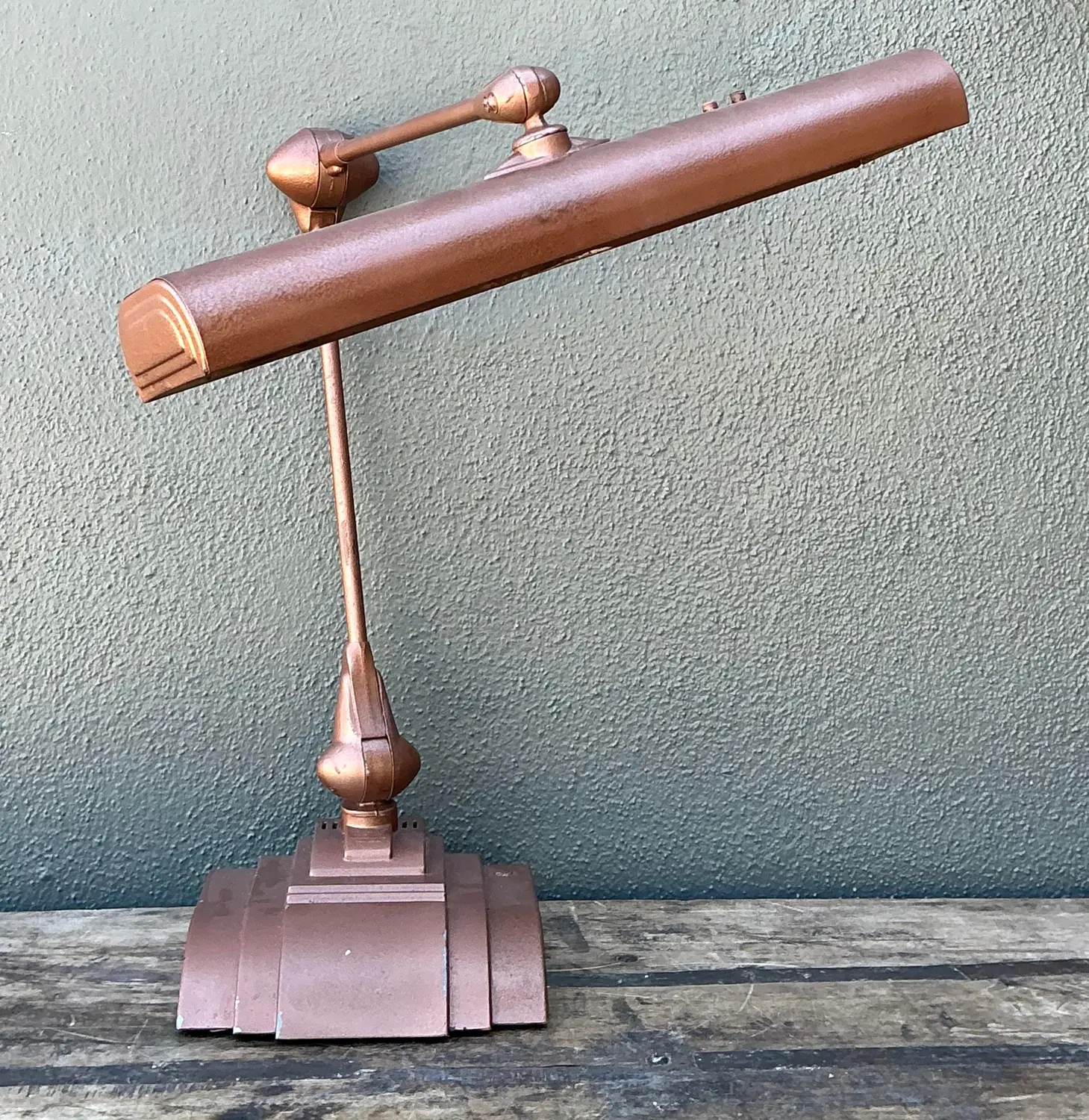 Vintage MCM Industrial Flexo Lamp - Back view