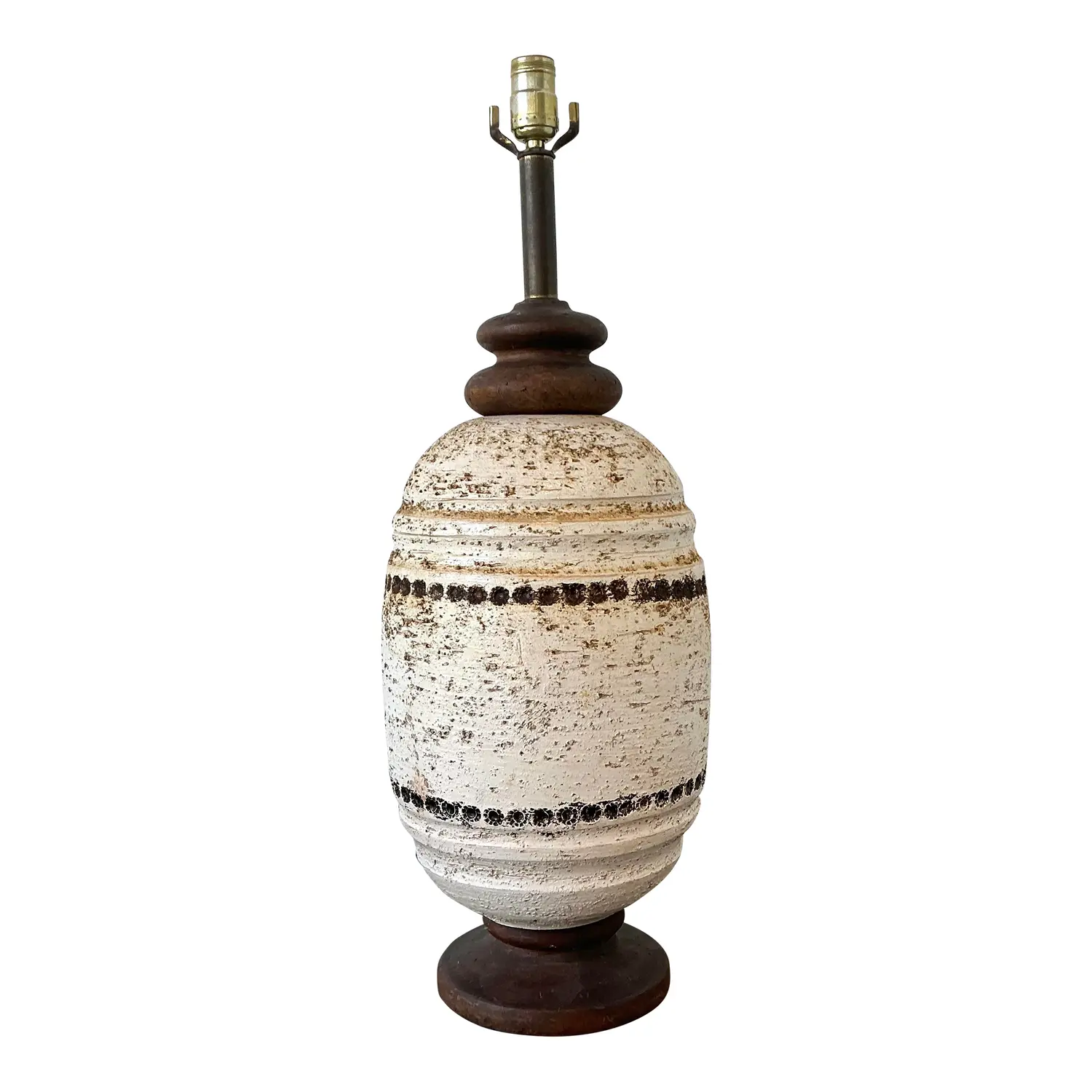Vintage MCM Lava Glaze Lamp