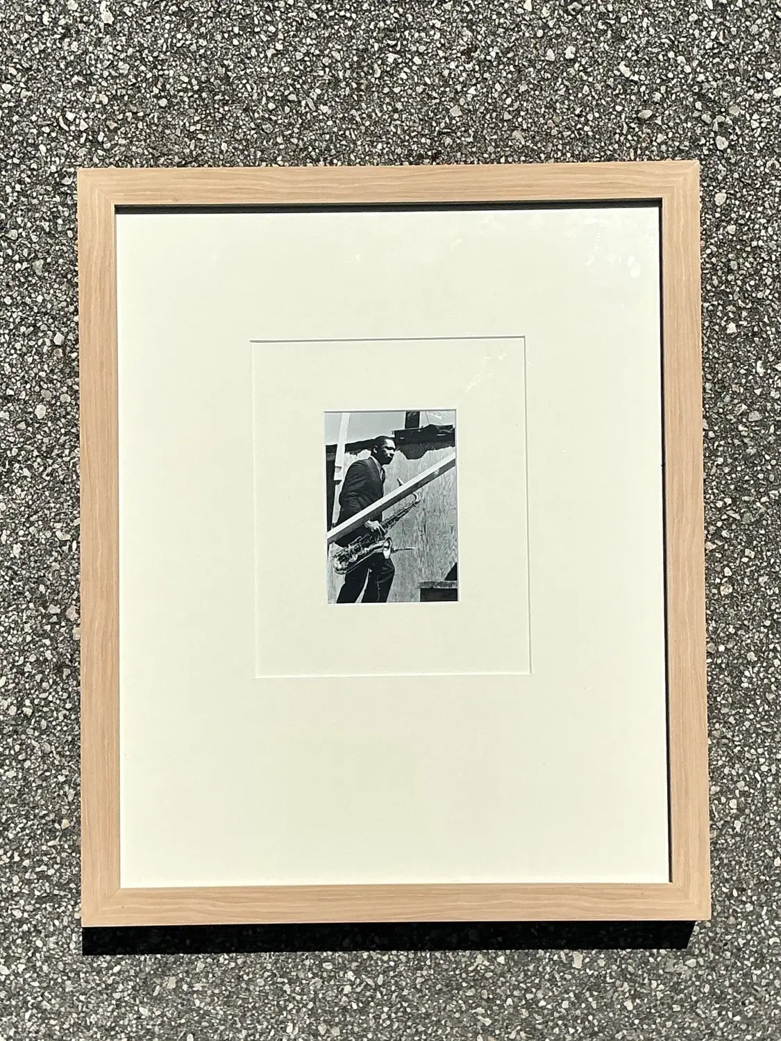 Vintage MCM Original Tour a Photograph of John Coltrane - Detail view