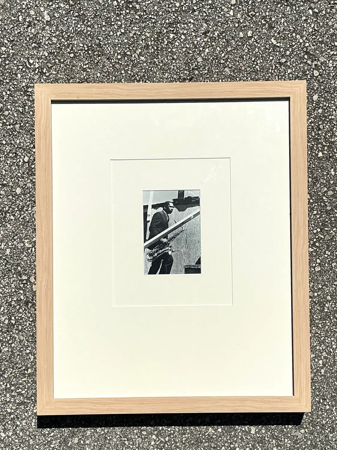 Vintage MCM Original Tour a Photograph of John Coltrane - Top view