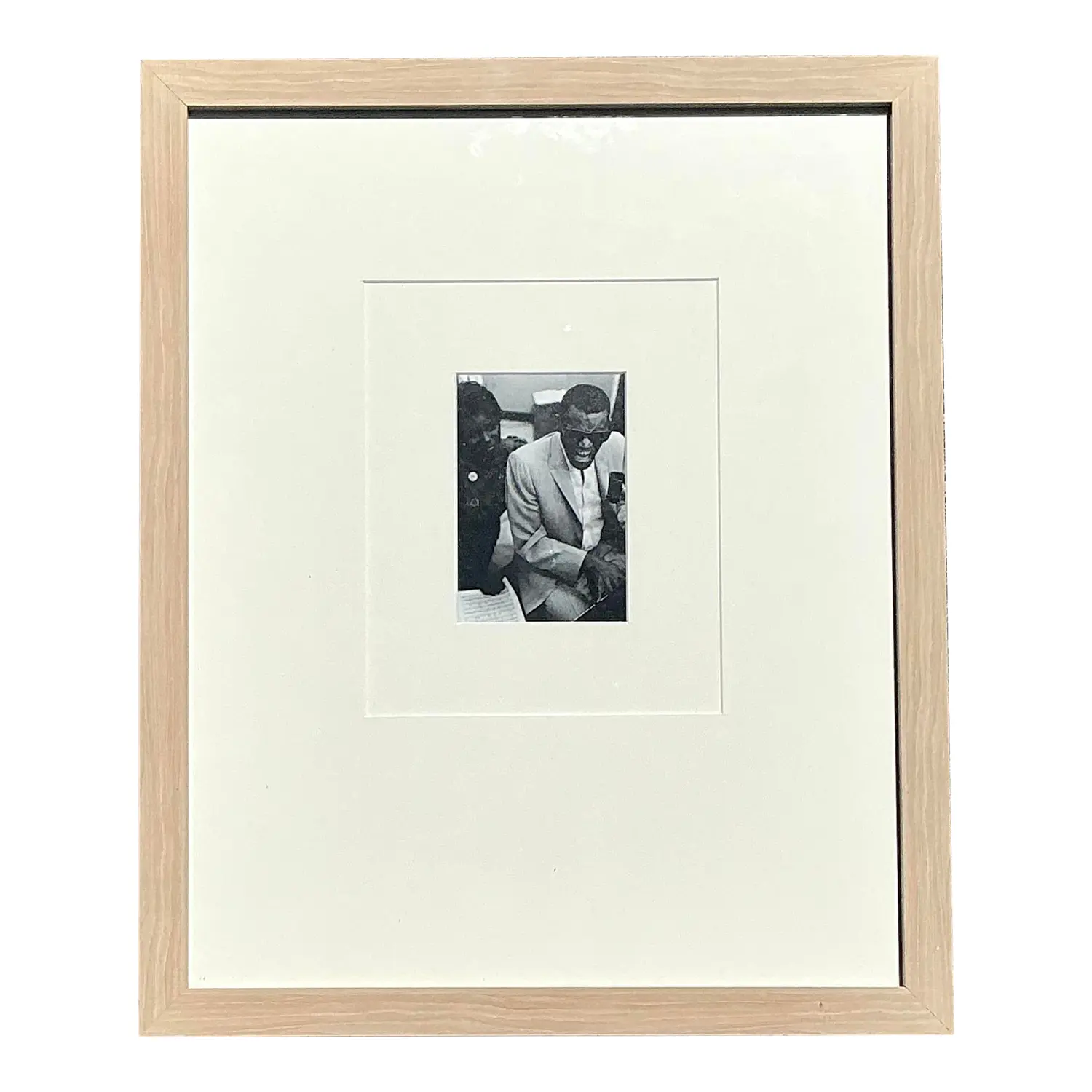 Vintage MCM Original Tour Photograph of Ray Charles