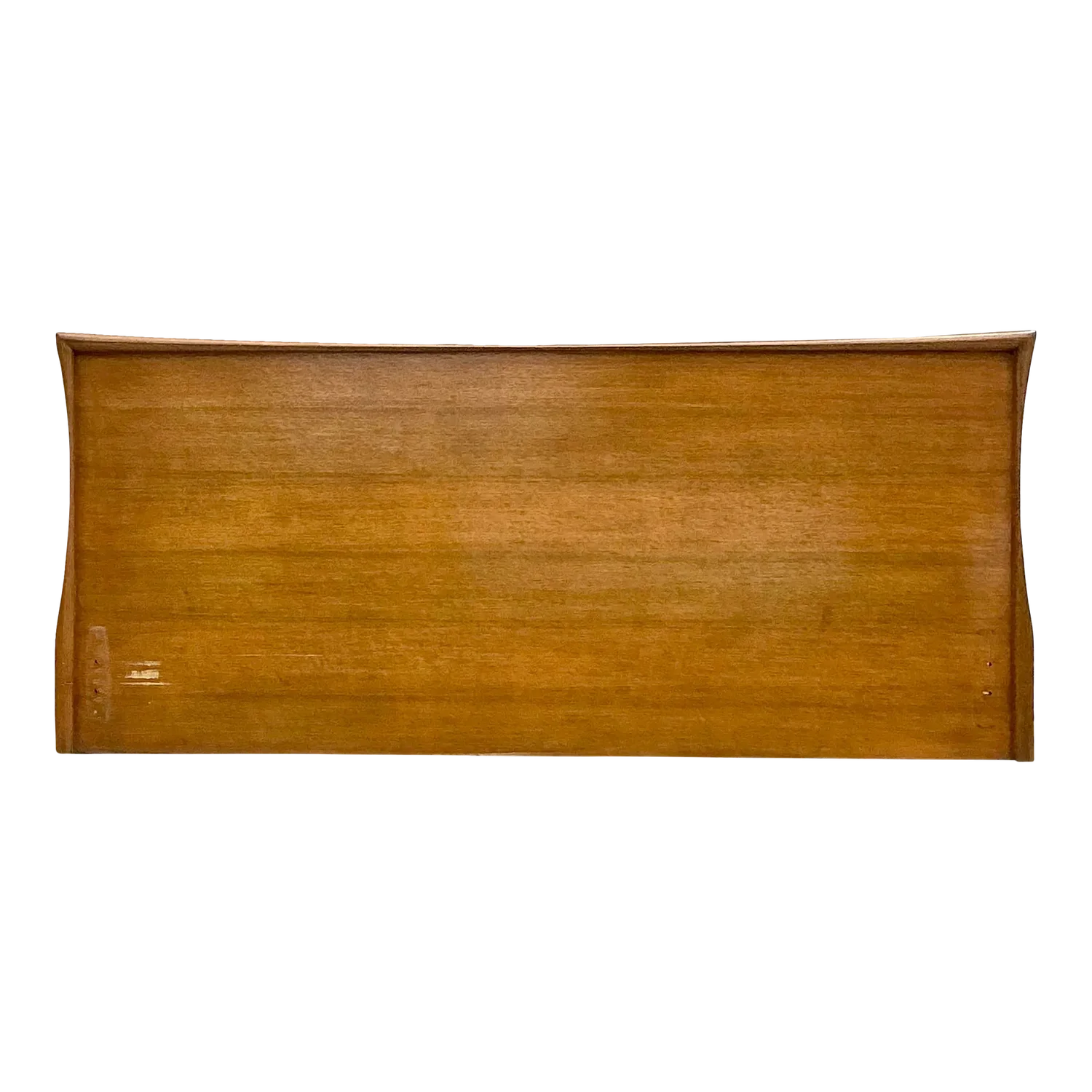 Vintage MCM Plank King Headboard - Detail view