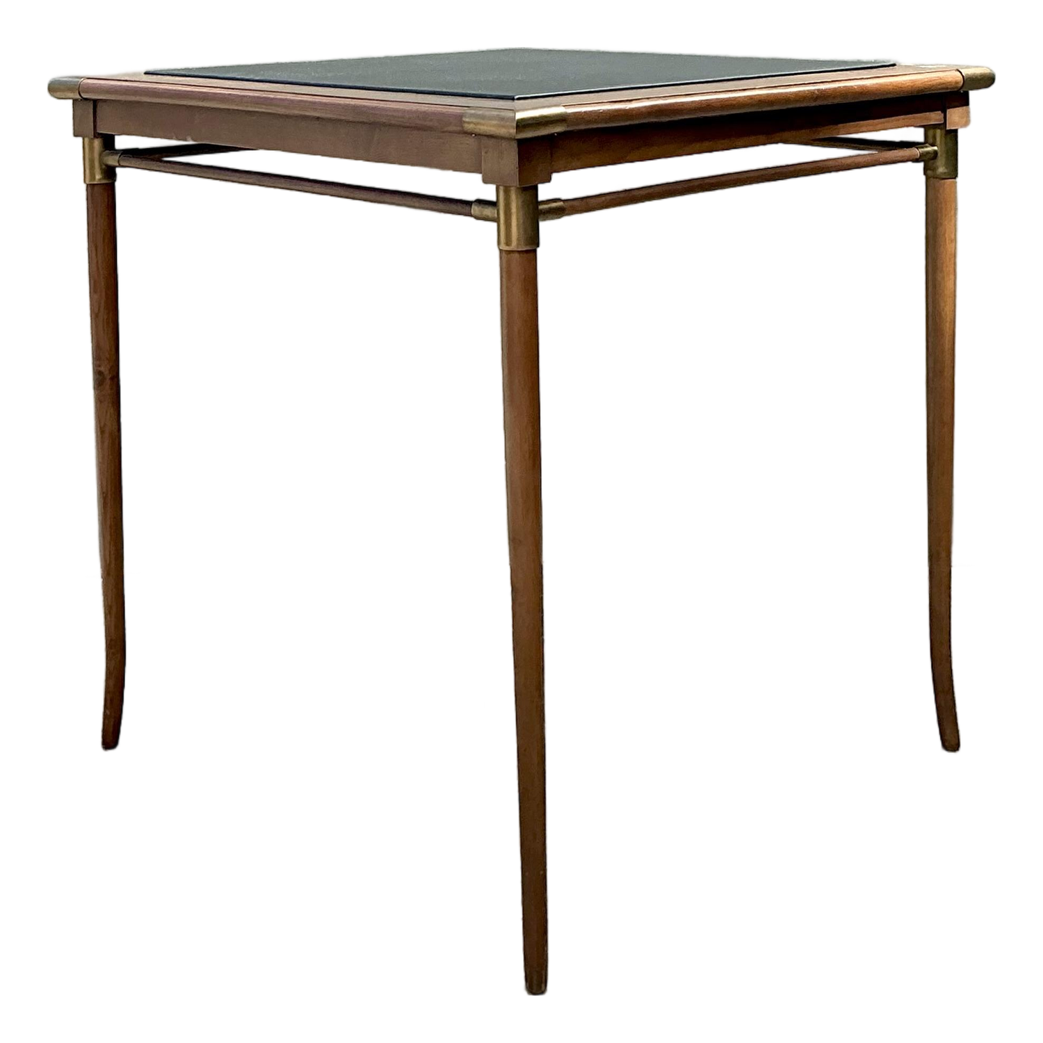 Vintage MCM Reversible Top Game Table - Detail view