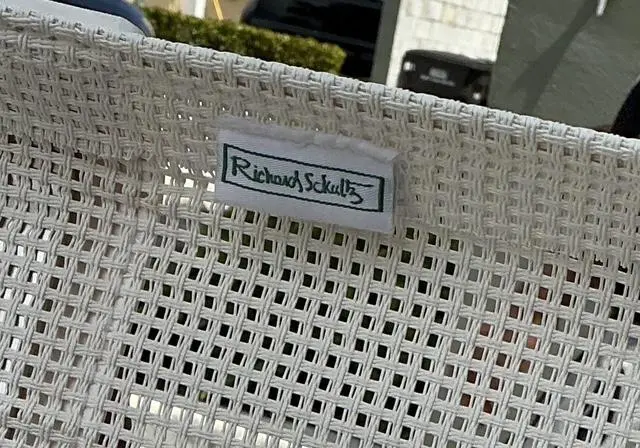 Vintage MCM Richard Schultz 1966 Outdoor Sofa - Top view