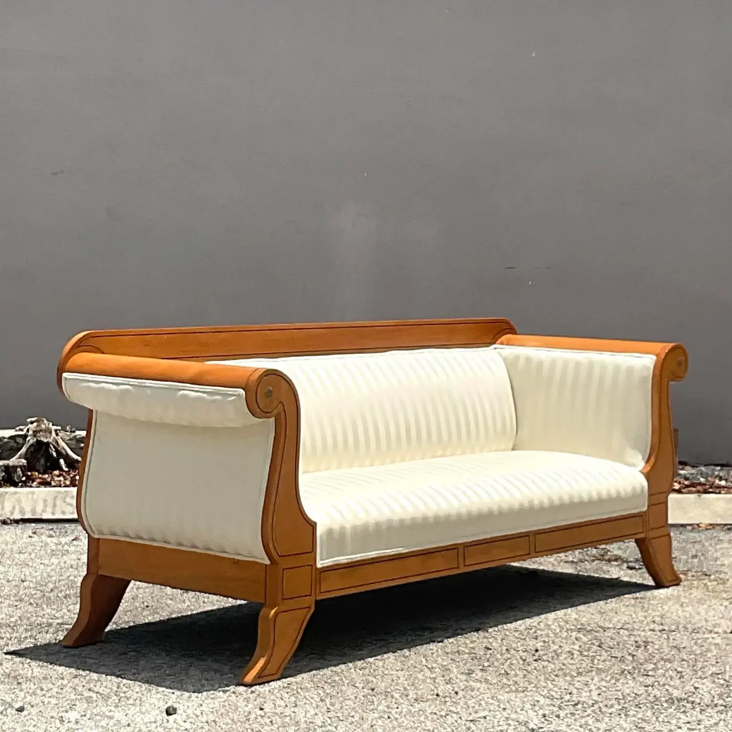 Vintage Meyer, Gunther and Martini Biedermeier Style Sofa - Side view