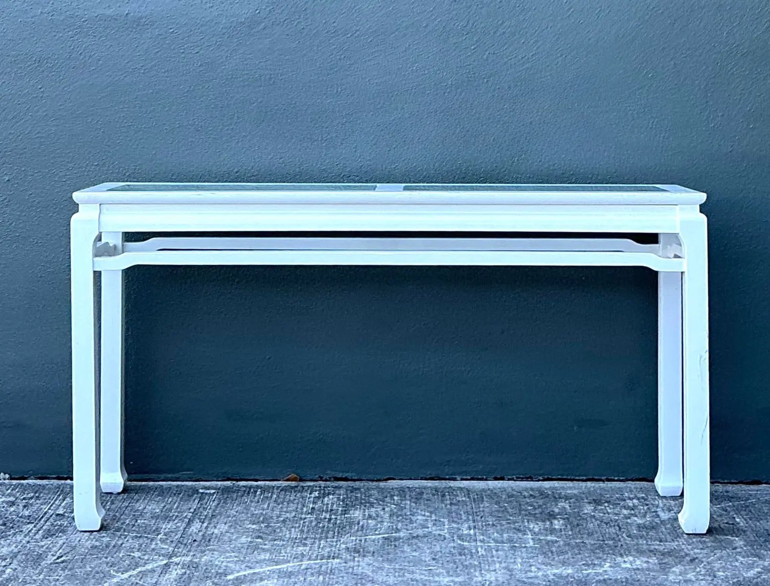 Vintage Ming Console Table - Side view