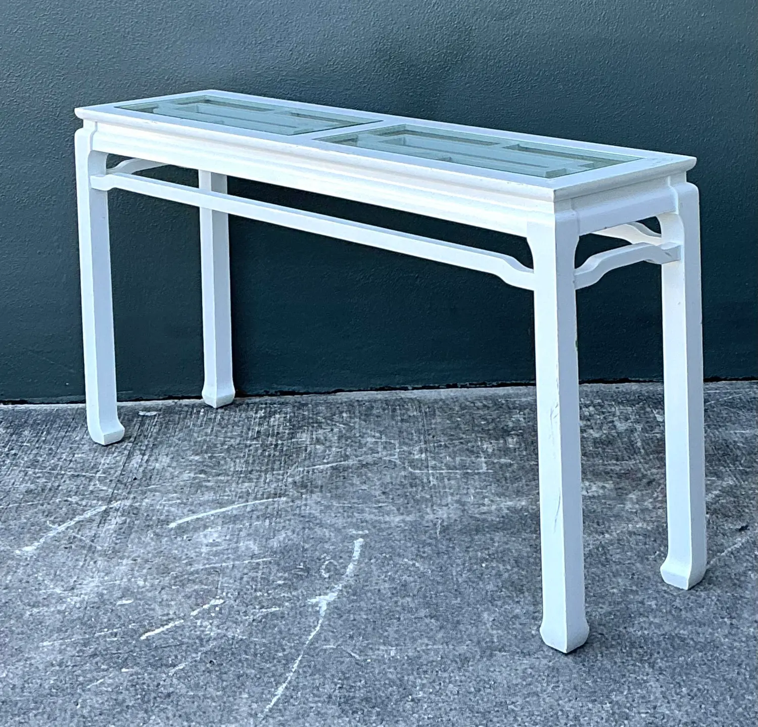 Vintage Ming Console Table - Top view