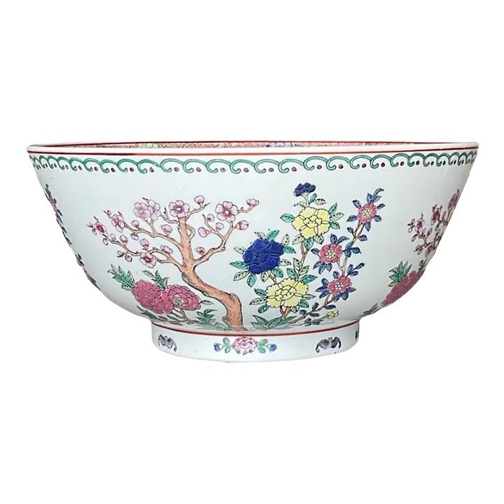 Vintage Monumental Boho Asian Bowl