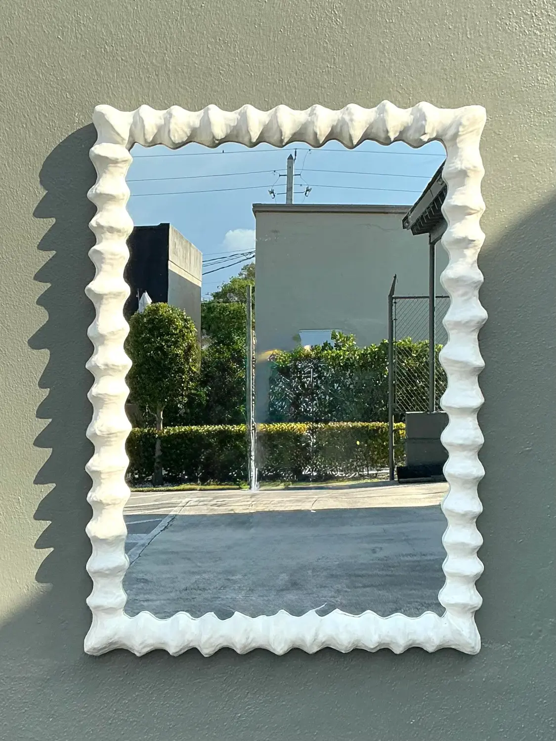 Vintage Oly “Clyde” Mirror - Top view
